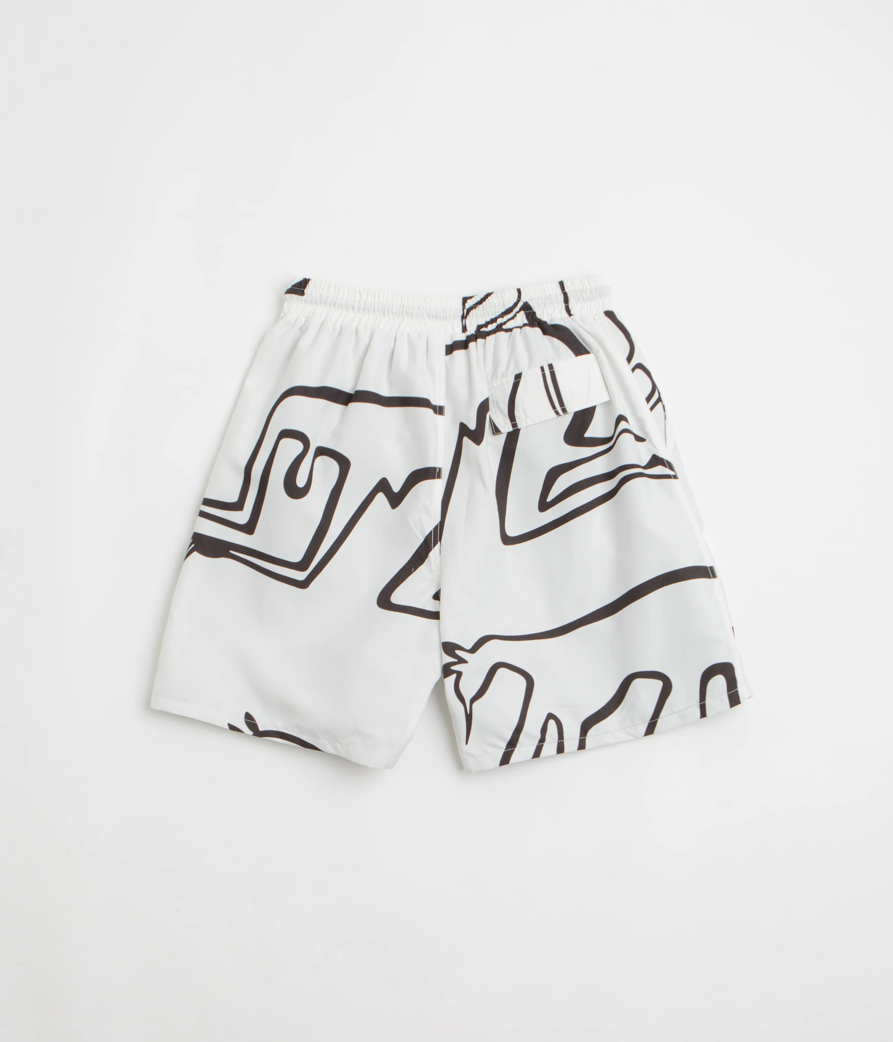 by Parra Yoga Walks Swim Shorts - White - Image 3