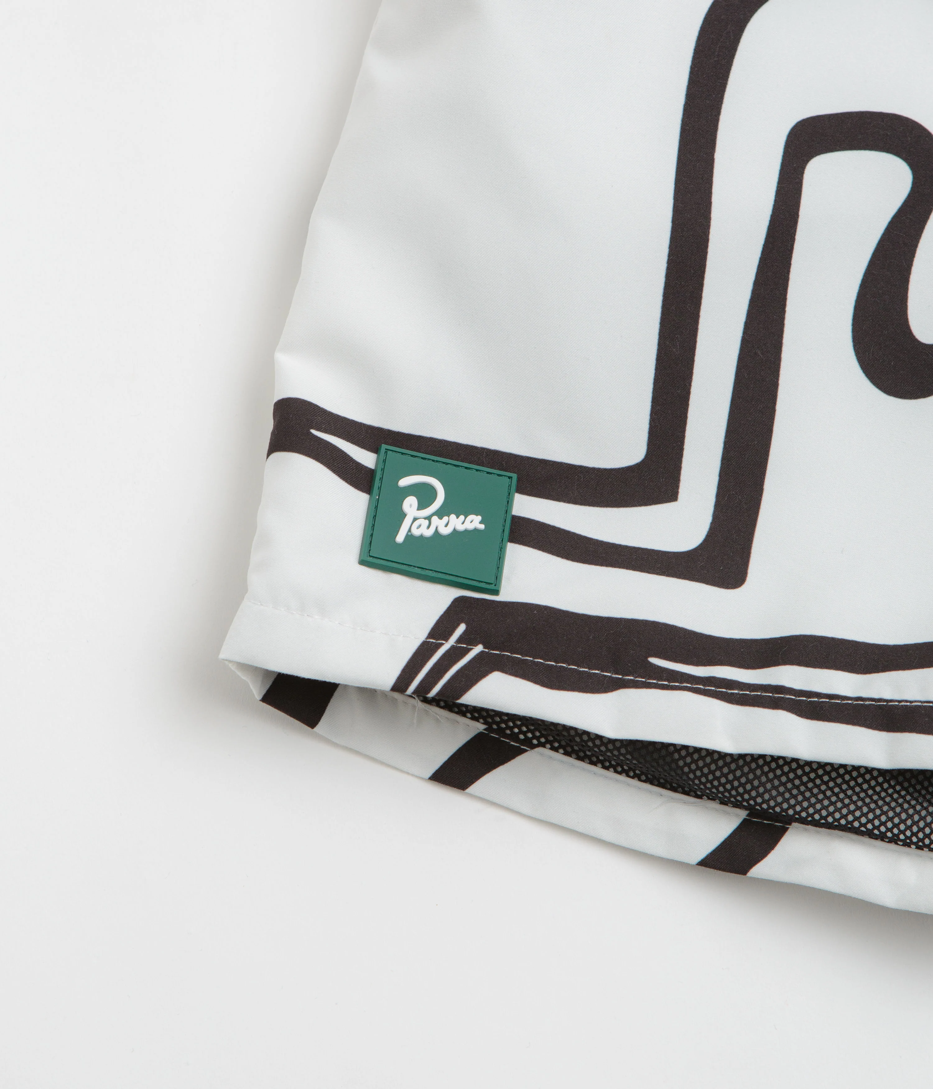 by Parra Yoga Walks Swim Shorts - White - Image 6