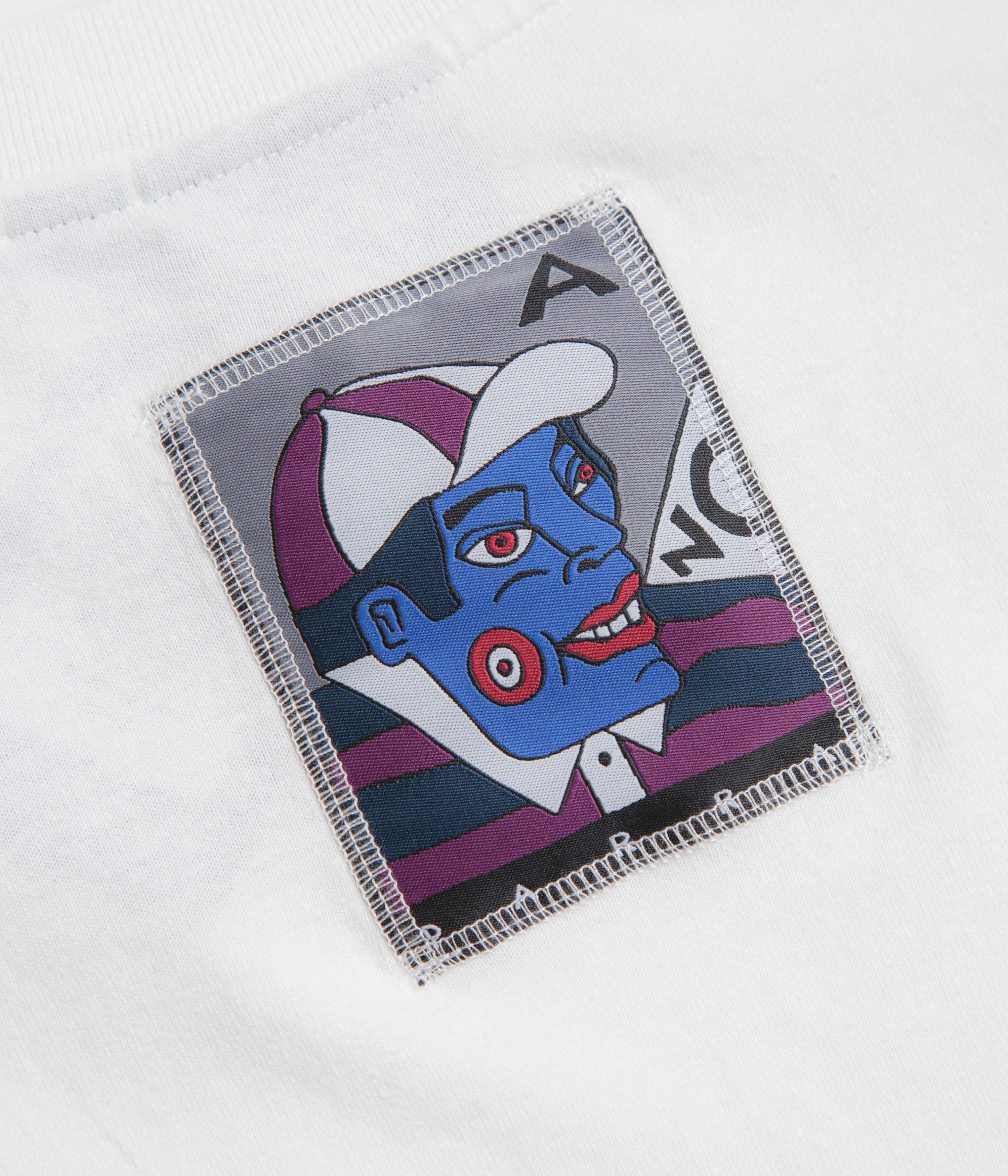 by Parra Your Face Long Sleeve T-Shirt - White - Image 4