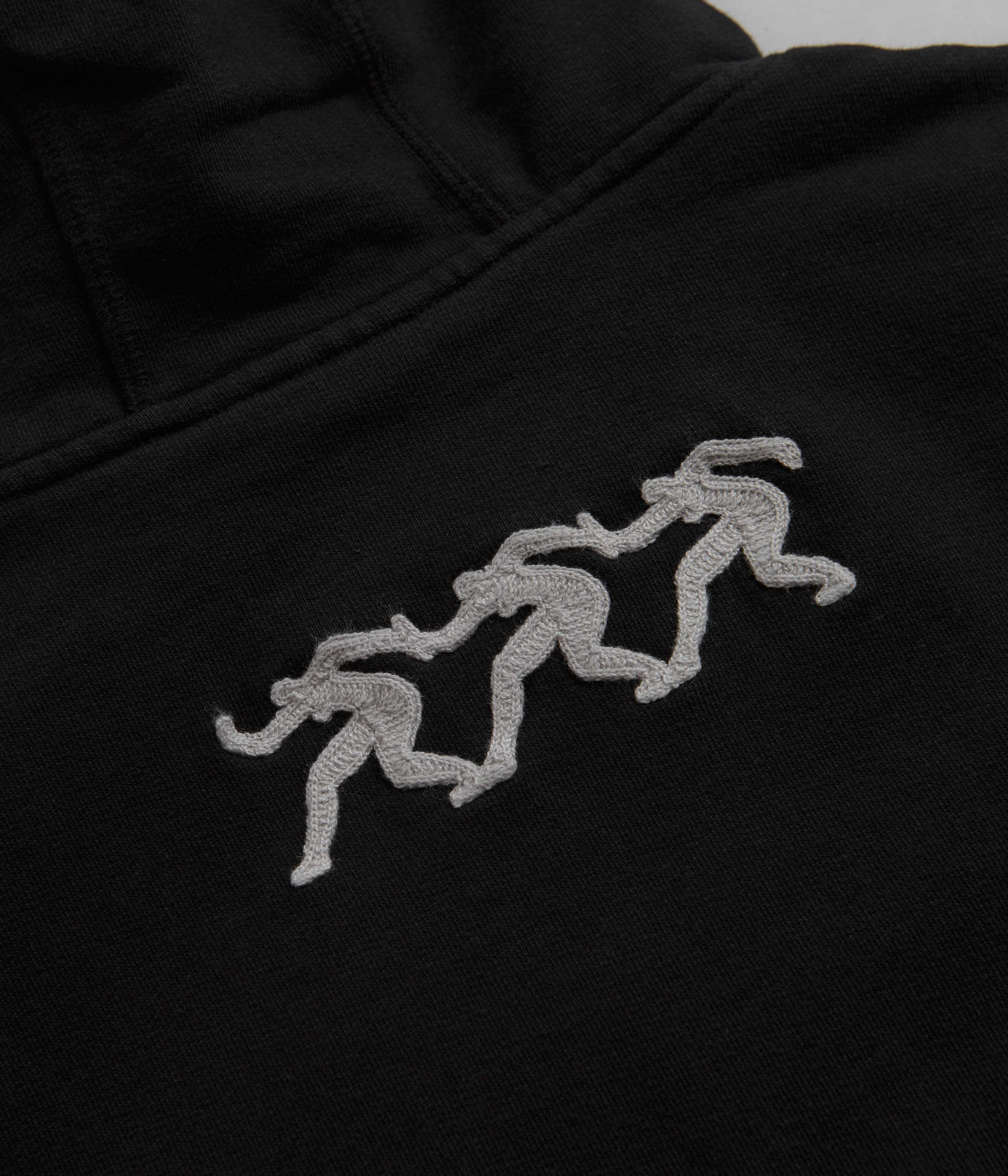 by Parra Zipped Pigeon Zip Hoodie - Black - Image 5