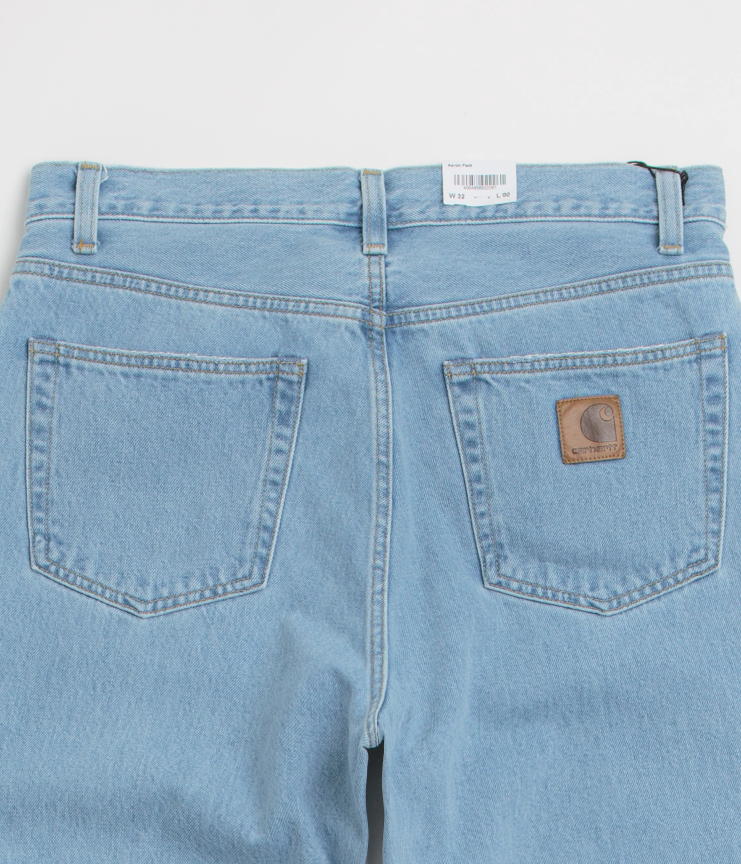Carhartt Aaron Pants - Stone Bleached Blue - Image 6
