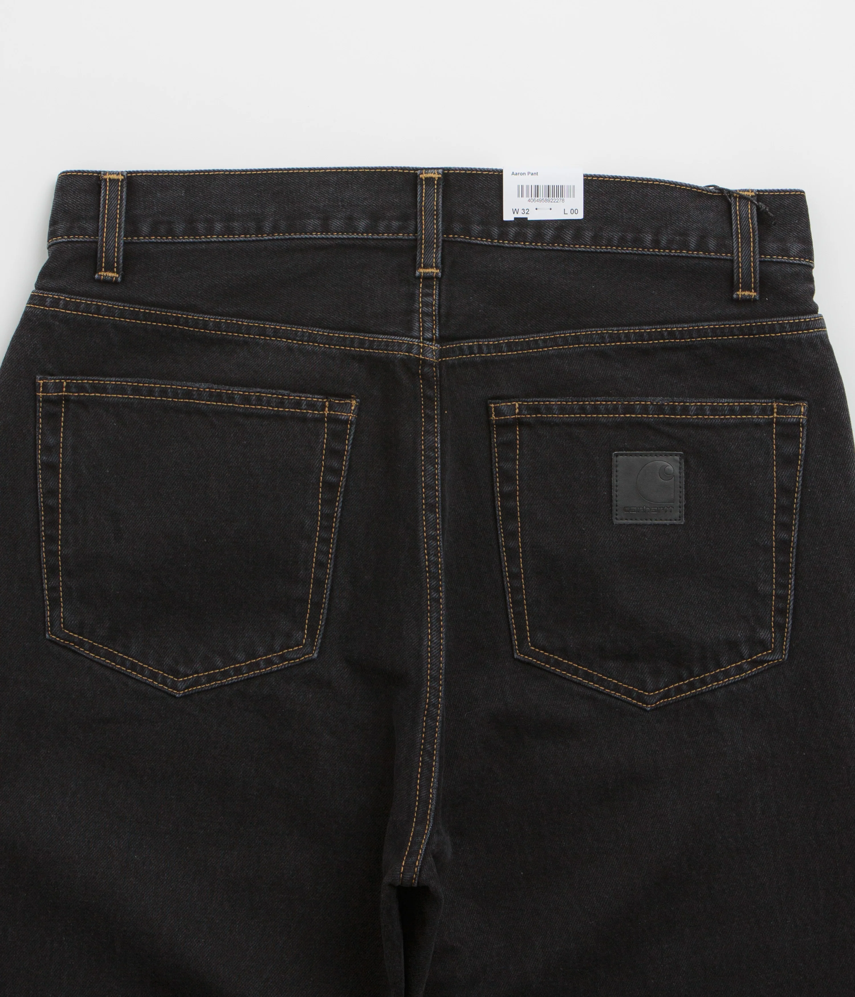 Carhartt Aaron Pants - Stone Washed Black - Image 6