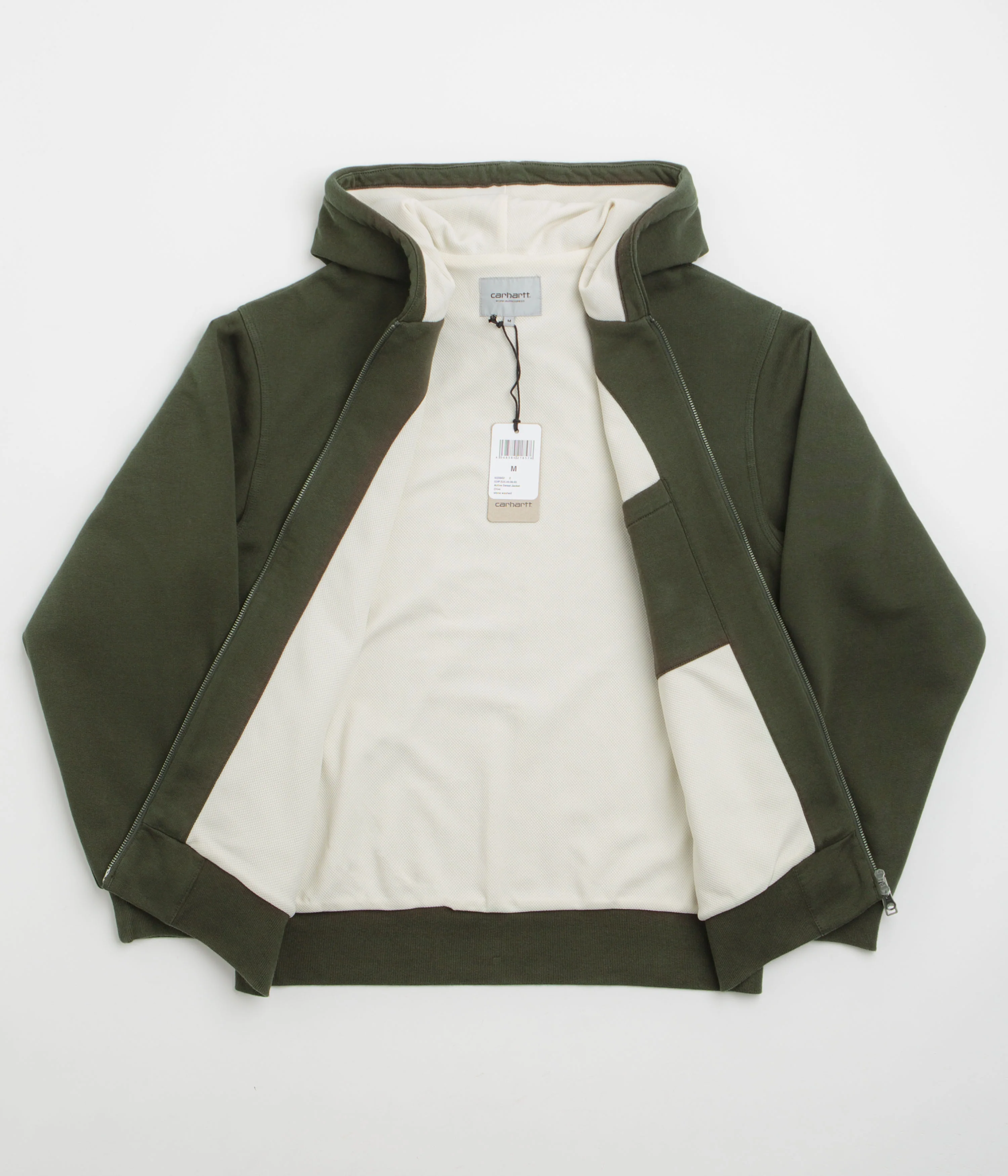 Carhartt Active Sweat Jacket - Olive - Image 2