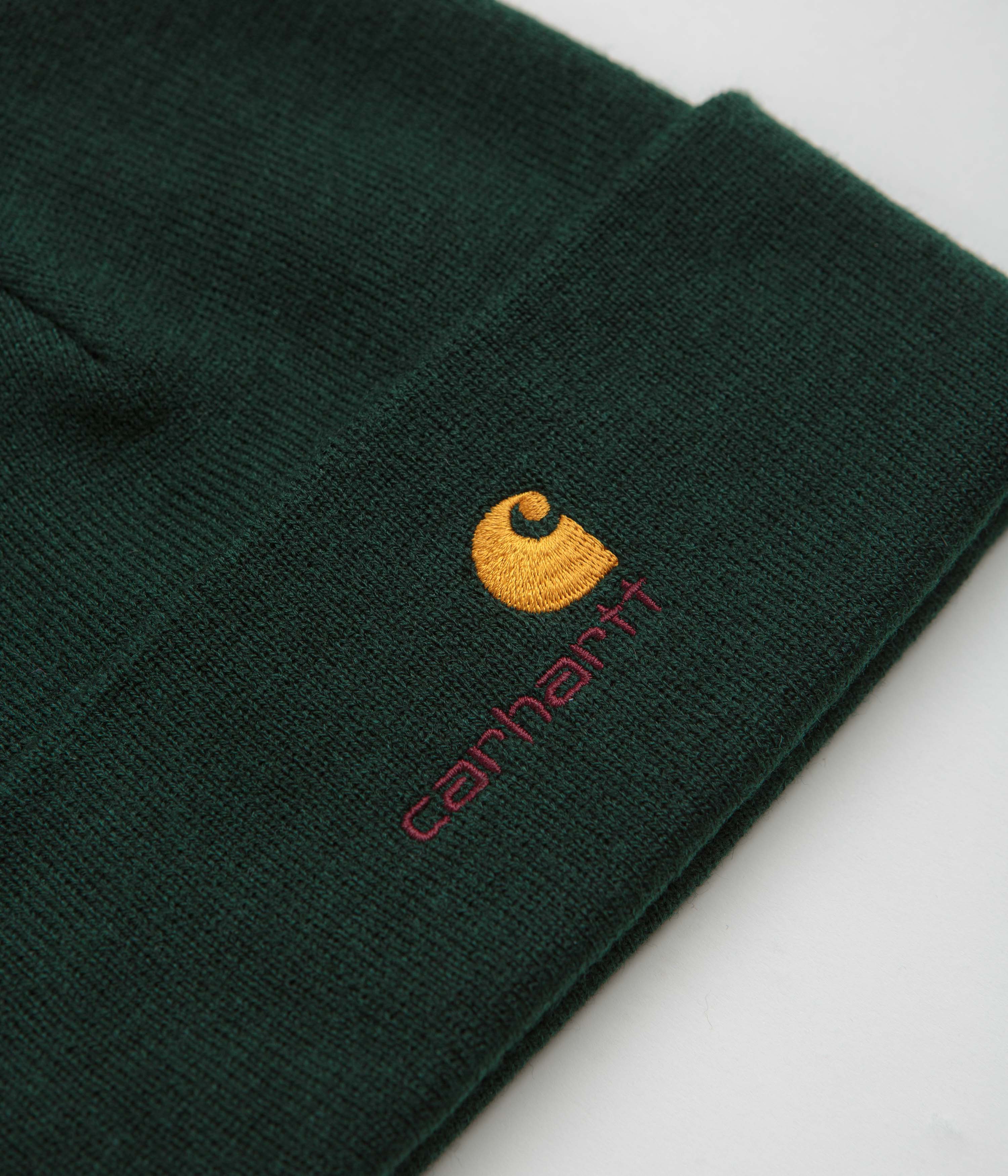 Carhartt American Script Beanie - Dark Fir - Image 2