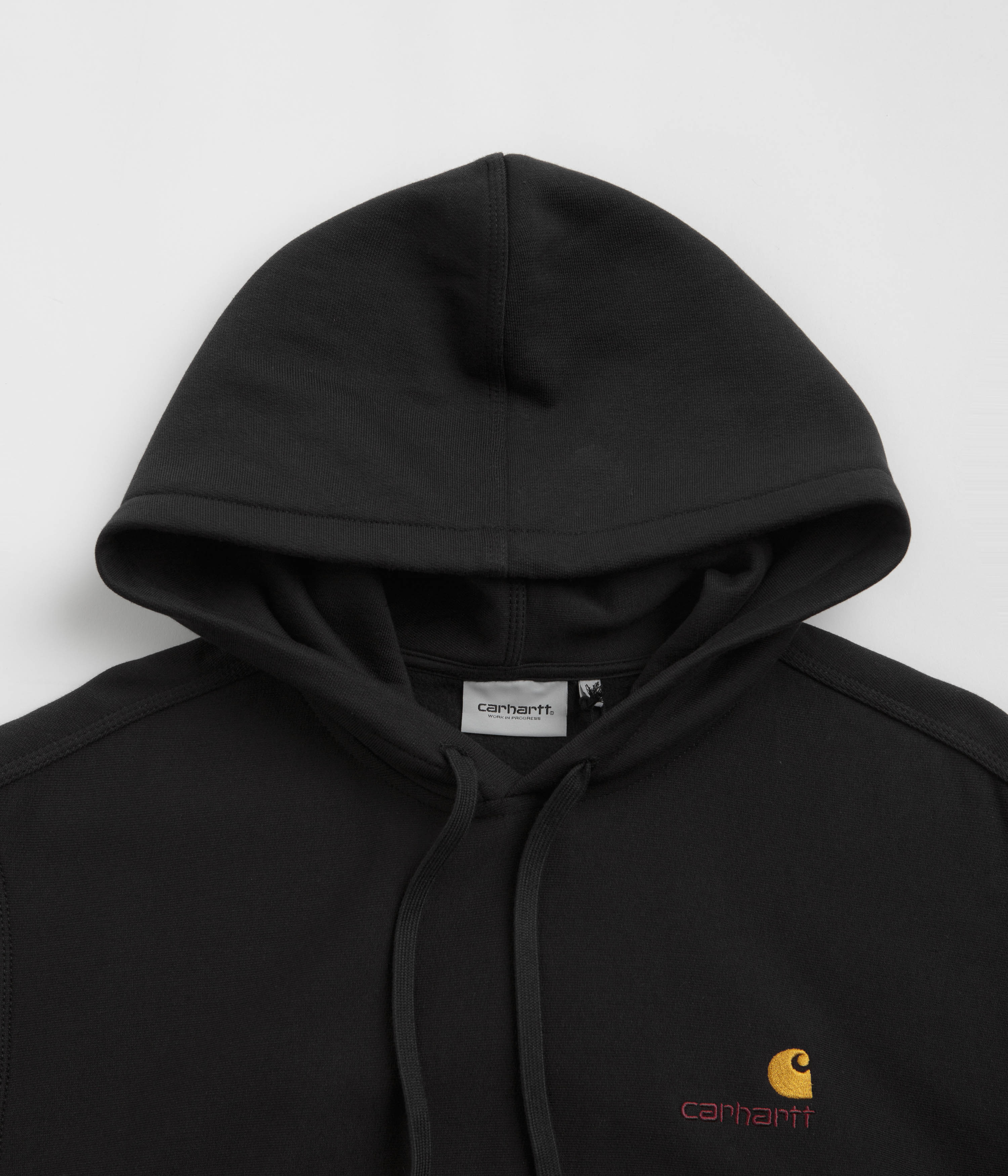 Carhartt American Script Hoodie - Black - Image 2