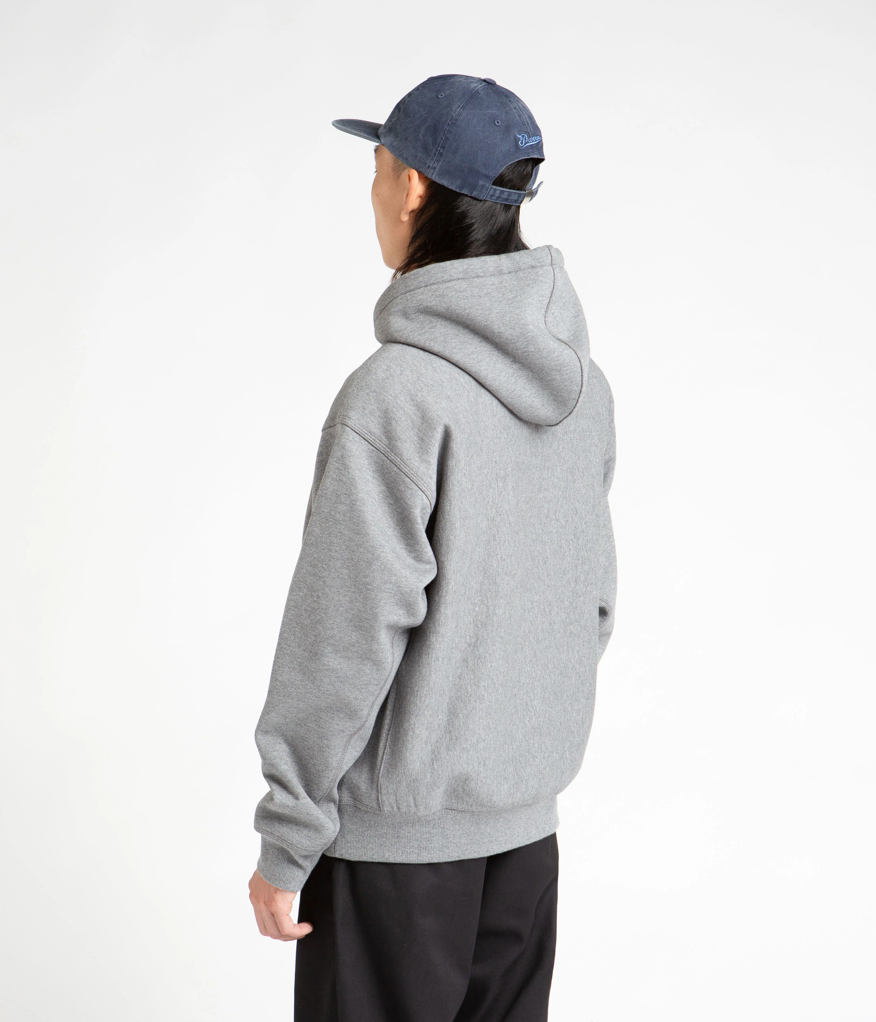 Carhartt American Script Hoodie - Dark Grey Heather - Image 3