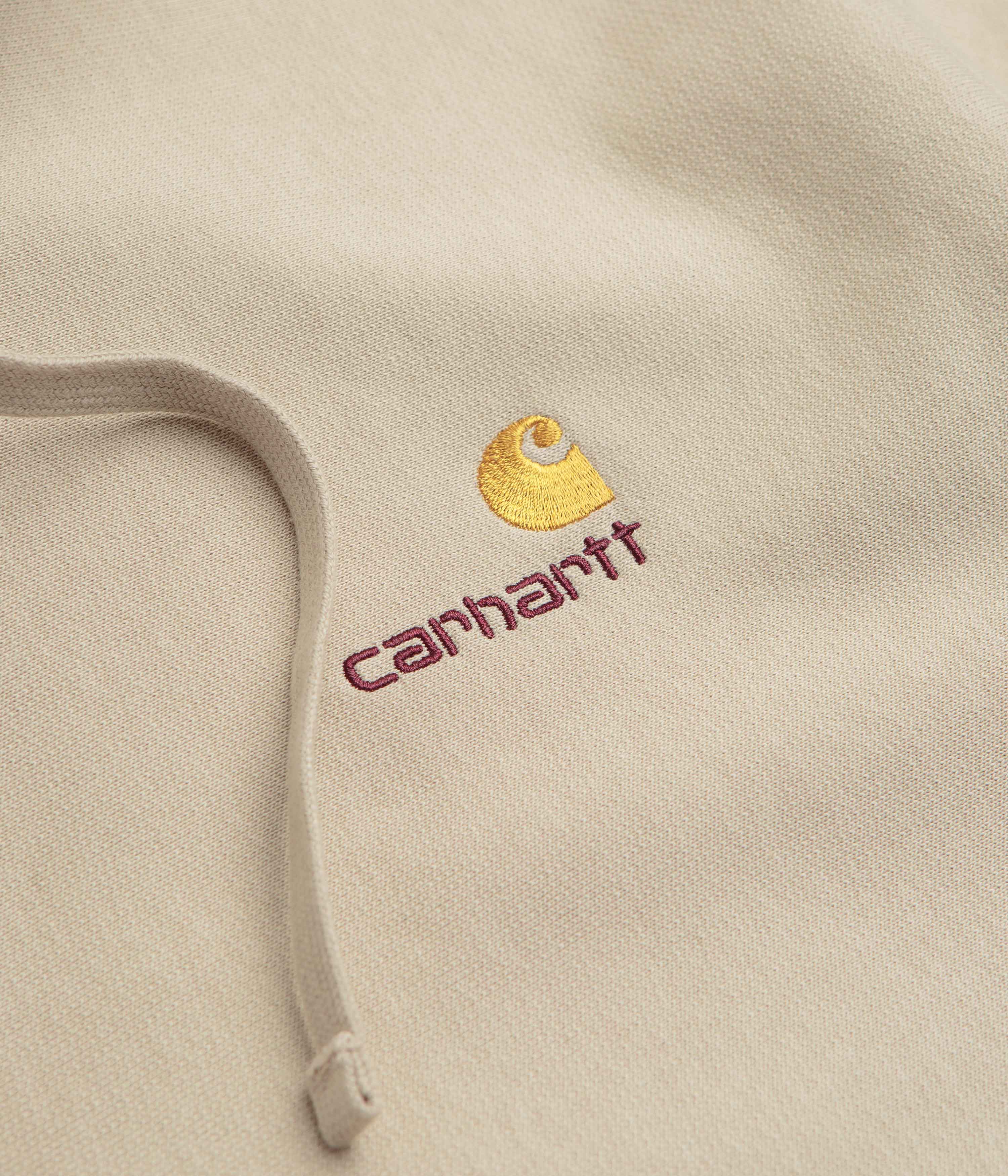 Carhartt American Script Hoodie - Fleur De Sel - Image 3