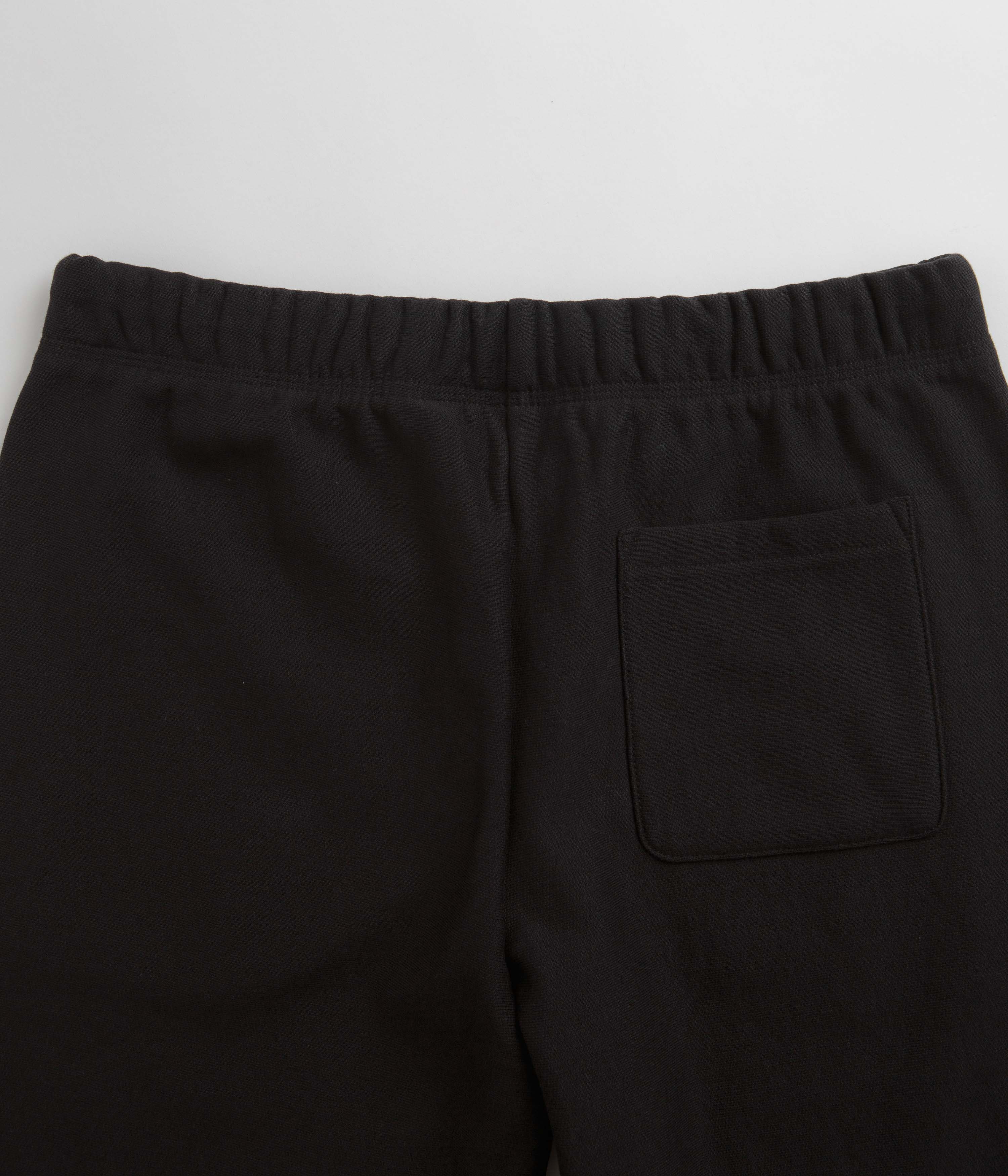Carhartt American Script Sweat Shorts - Black - Image 5