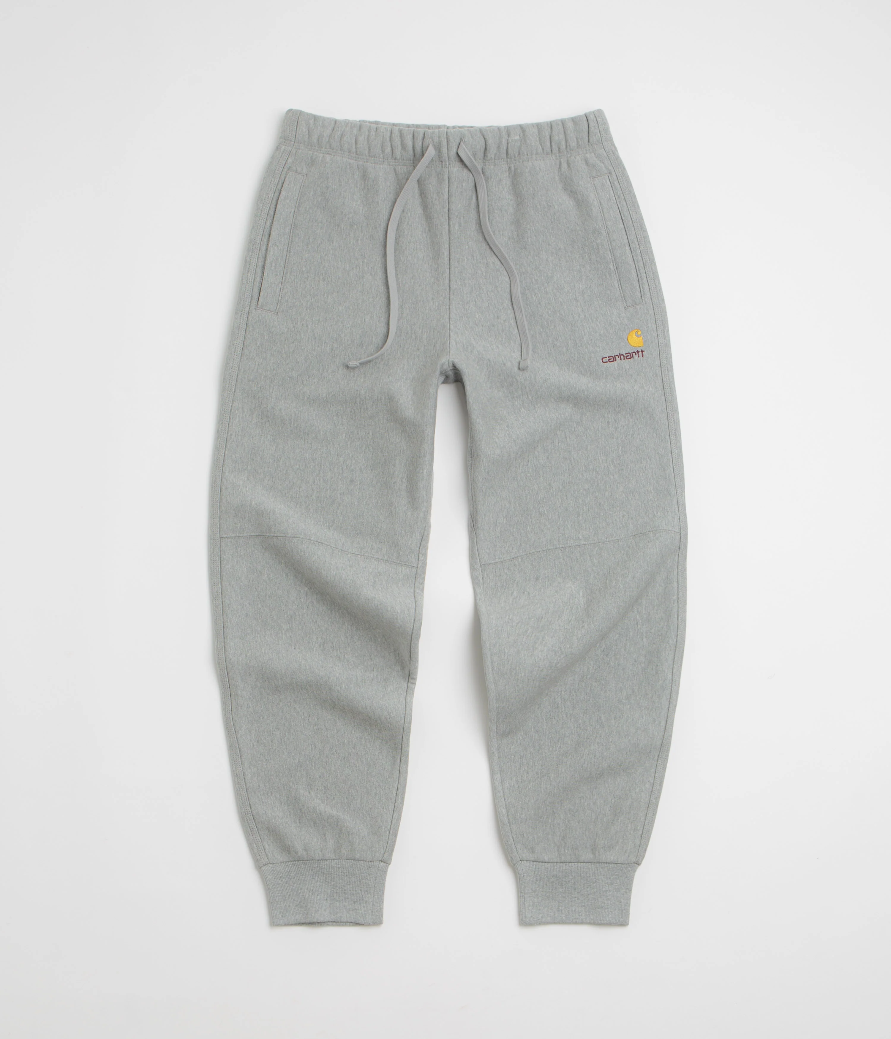 Carhartt American Script Sweatpants - Grey Heather