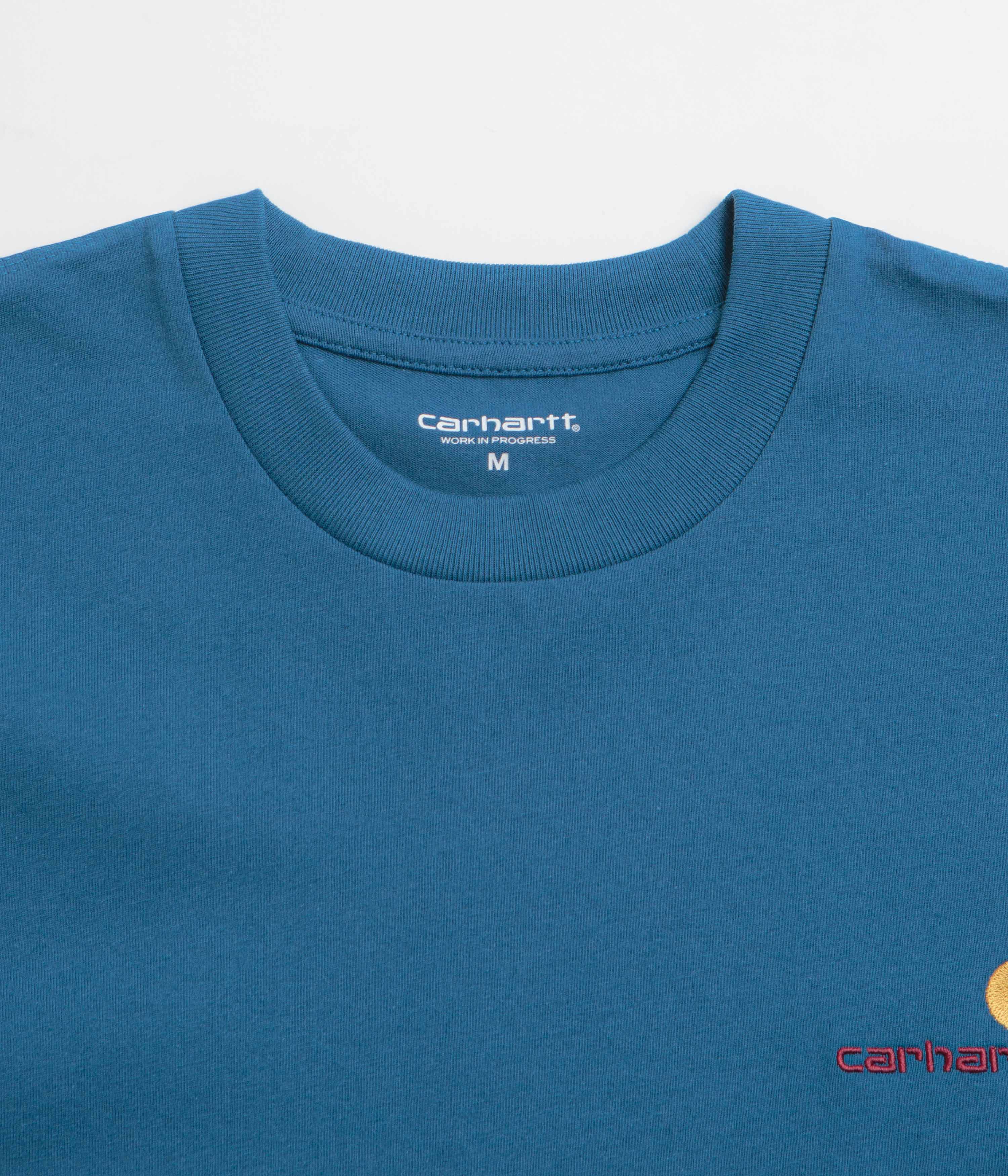 Carhartt American Script T-Shirt - Sodalite - Image 2