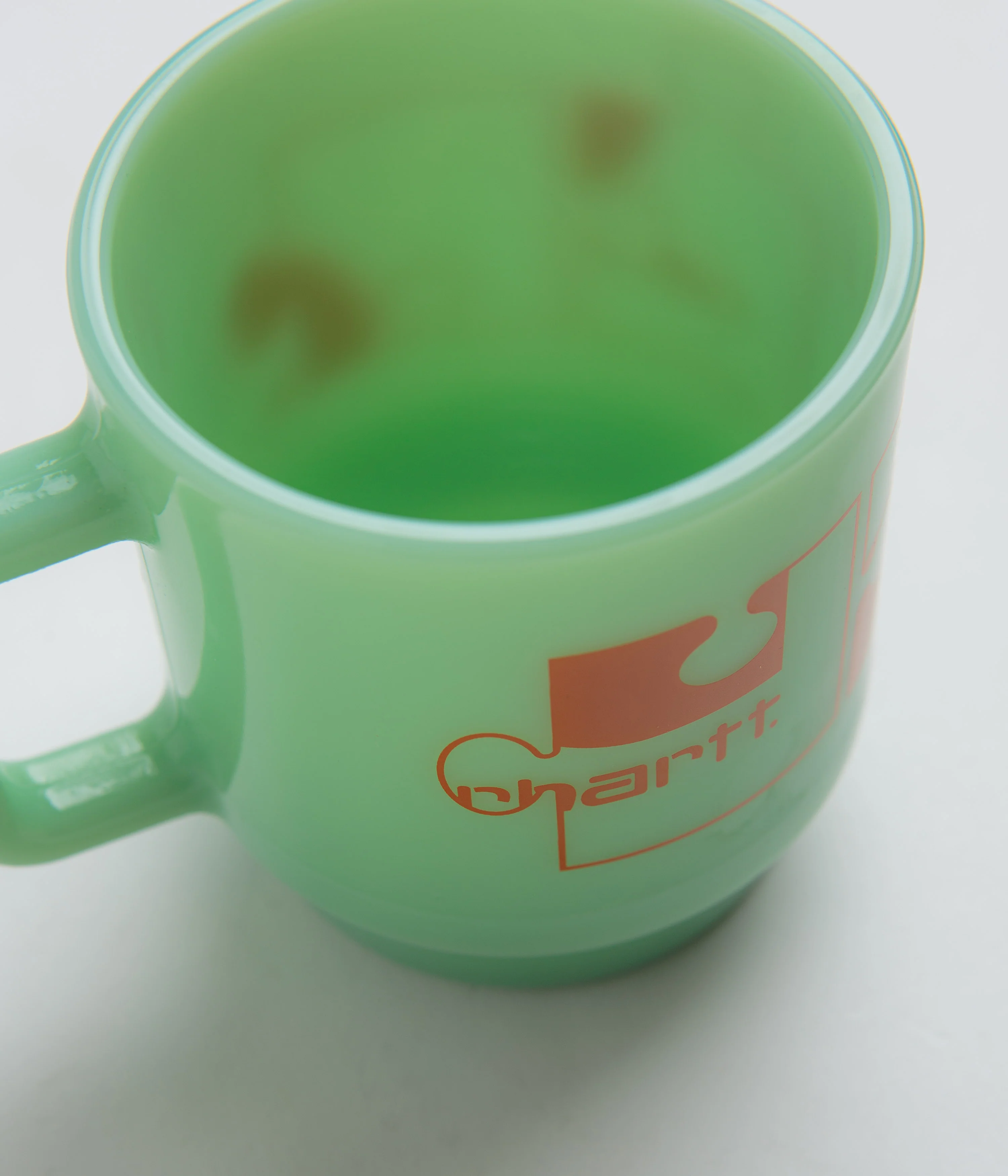 Carhartt Assemble Glass Mug - Jade / Carhartt Orange - Image 3