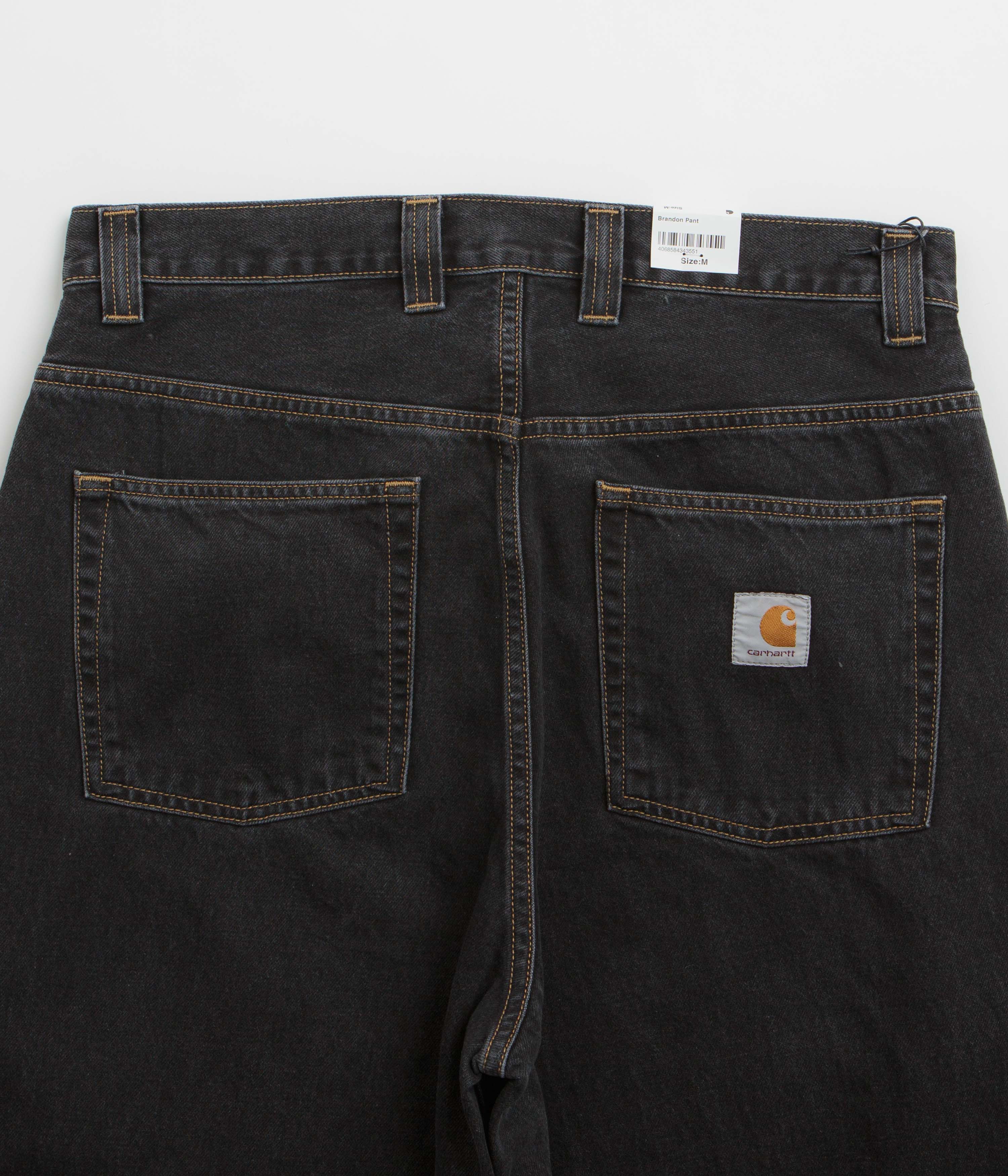 Carhartt Brandon Pants - Black Stone Washed - Image 6