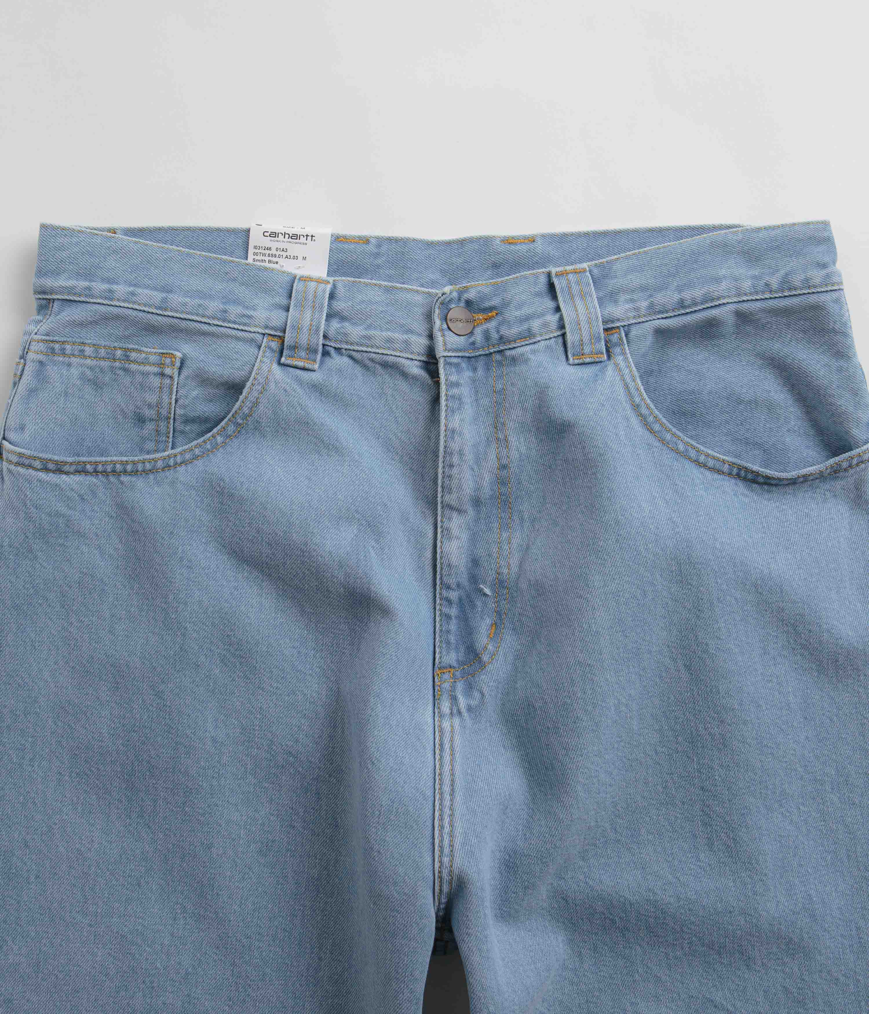 Carhartt Brandon Pants - Blue Heavy Stone Bleach - Image 4