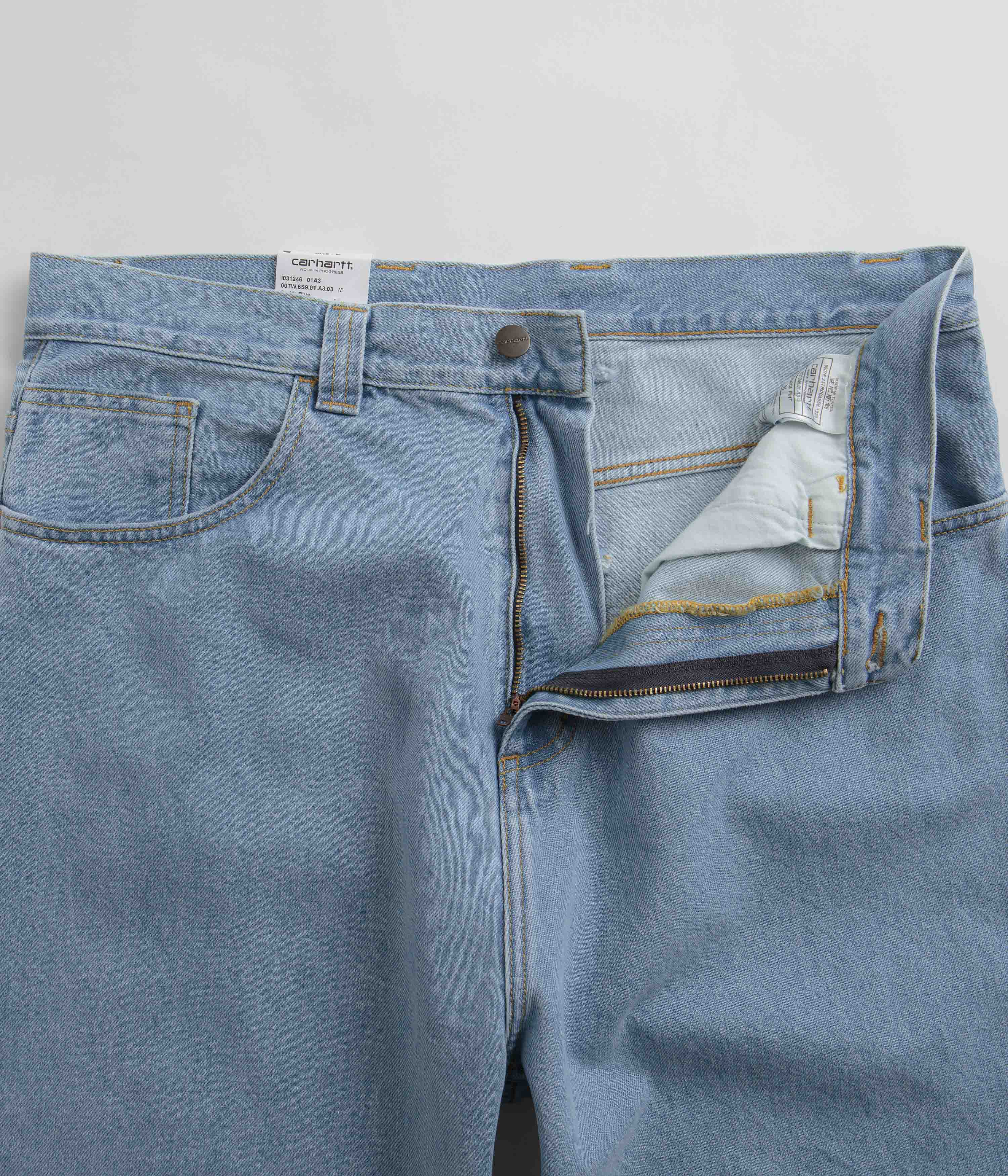 Carhartt Brandon Pants - Blue Heavy Stone Bleach - Image 5