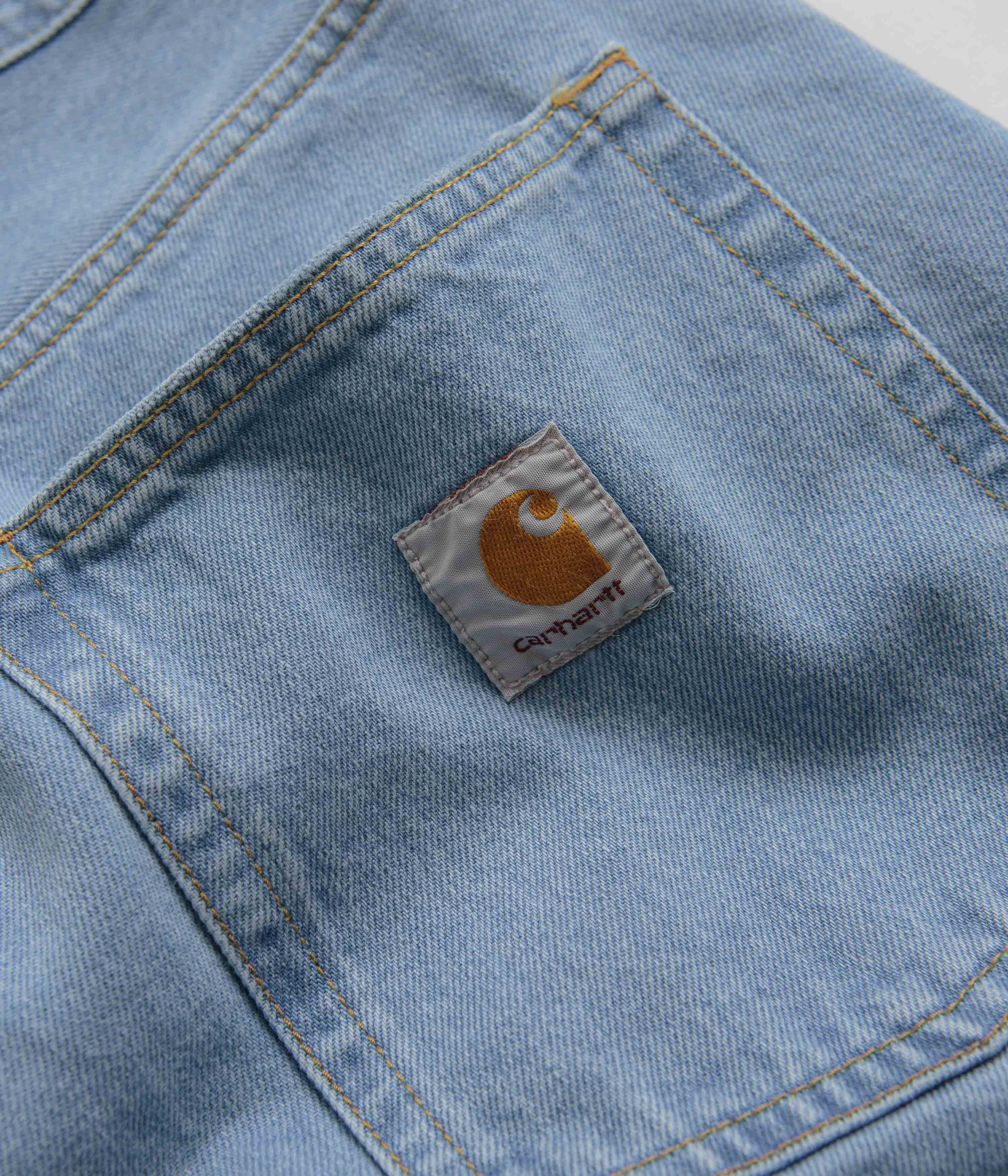 Carhartt Brandon Pants - Blue Heavy Stone Bleach - Image 7