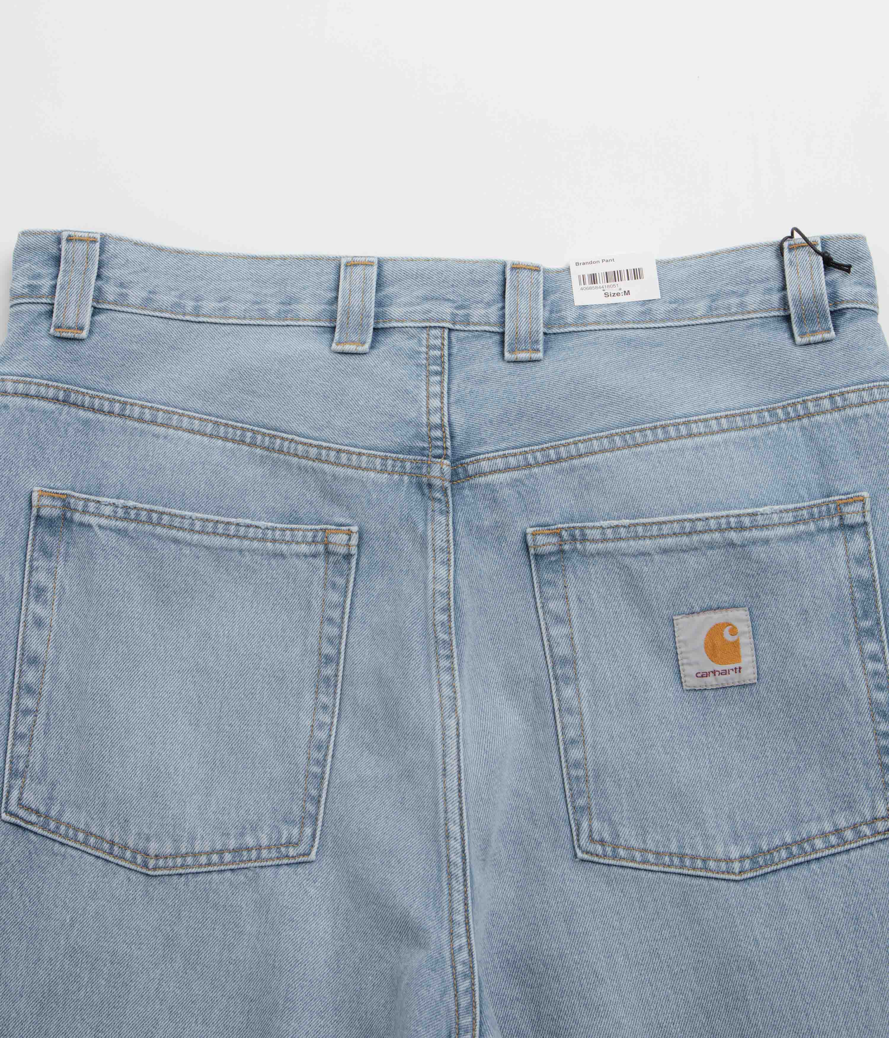 Carhartt Brandon Pants - Blue Heavy Worn Bleached - Image 7