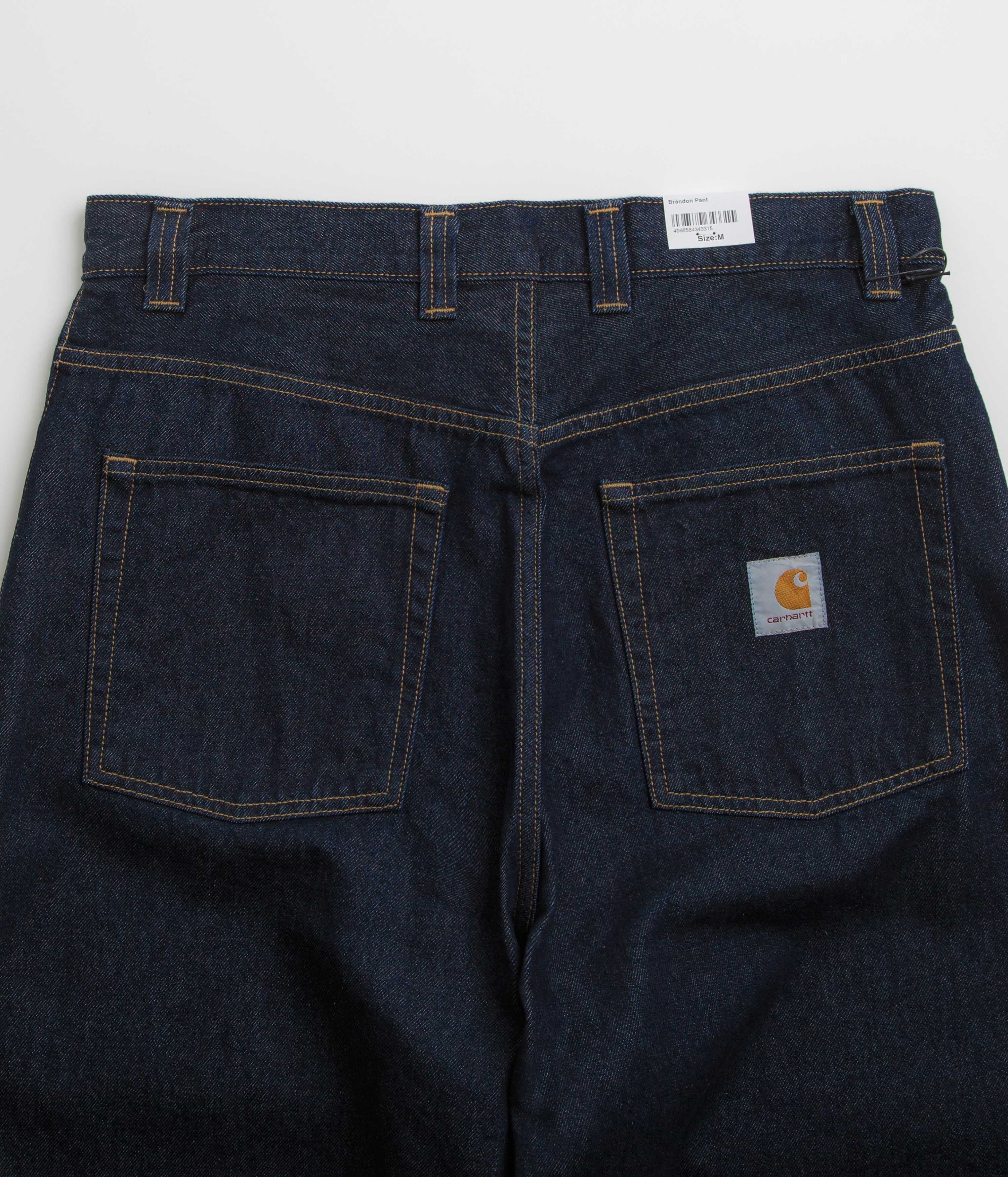 Carhartt Brandon Pants - Blue Rinsed / Blue - Image 6