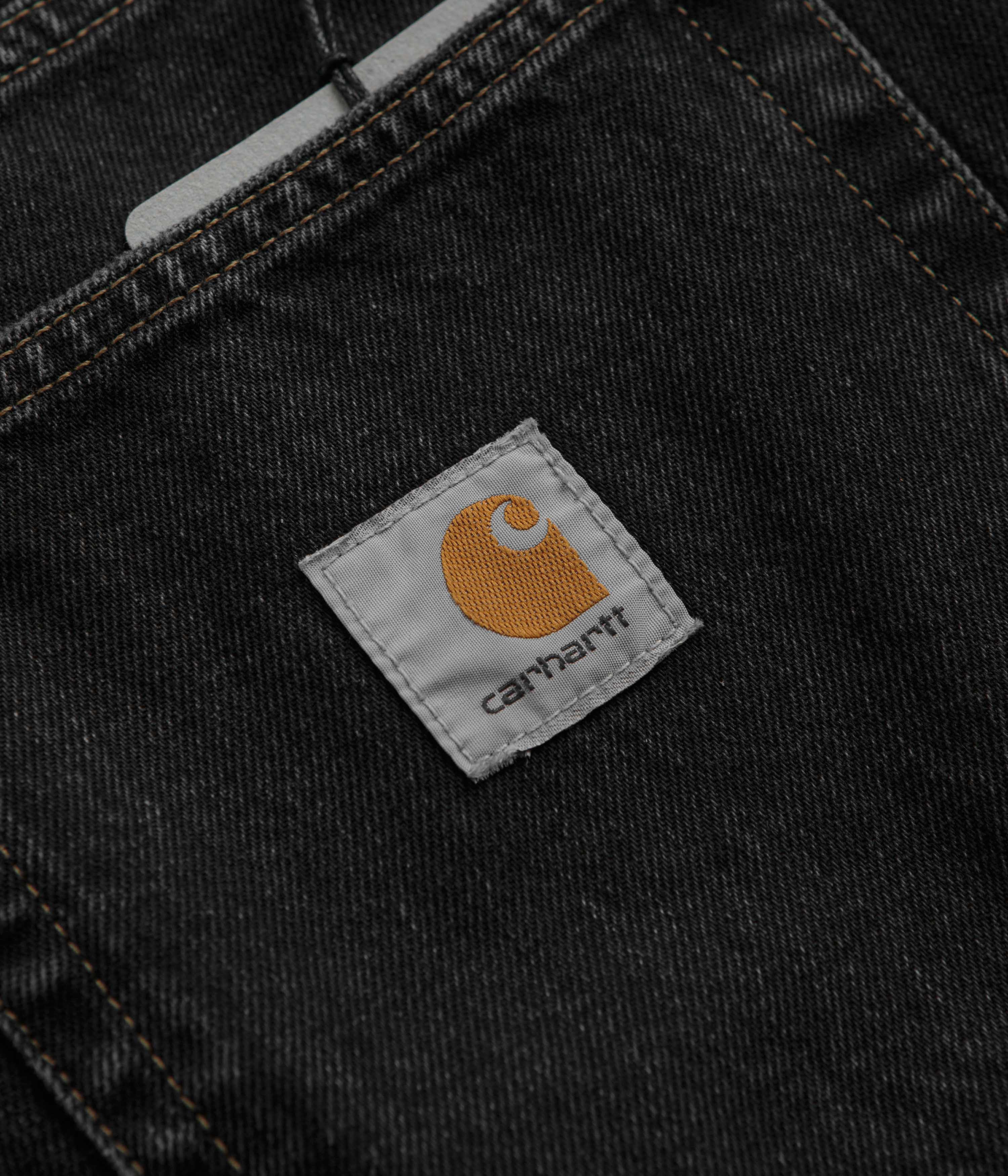 Carhartt Brandon Shorts - Black Stone Wash - Image 7