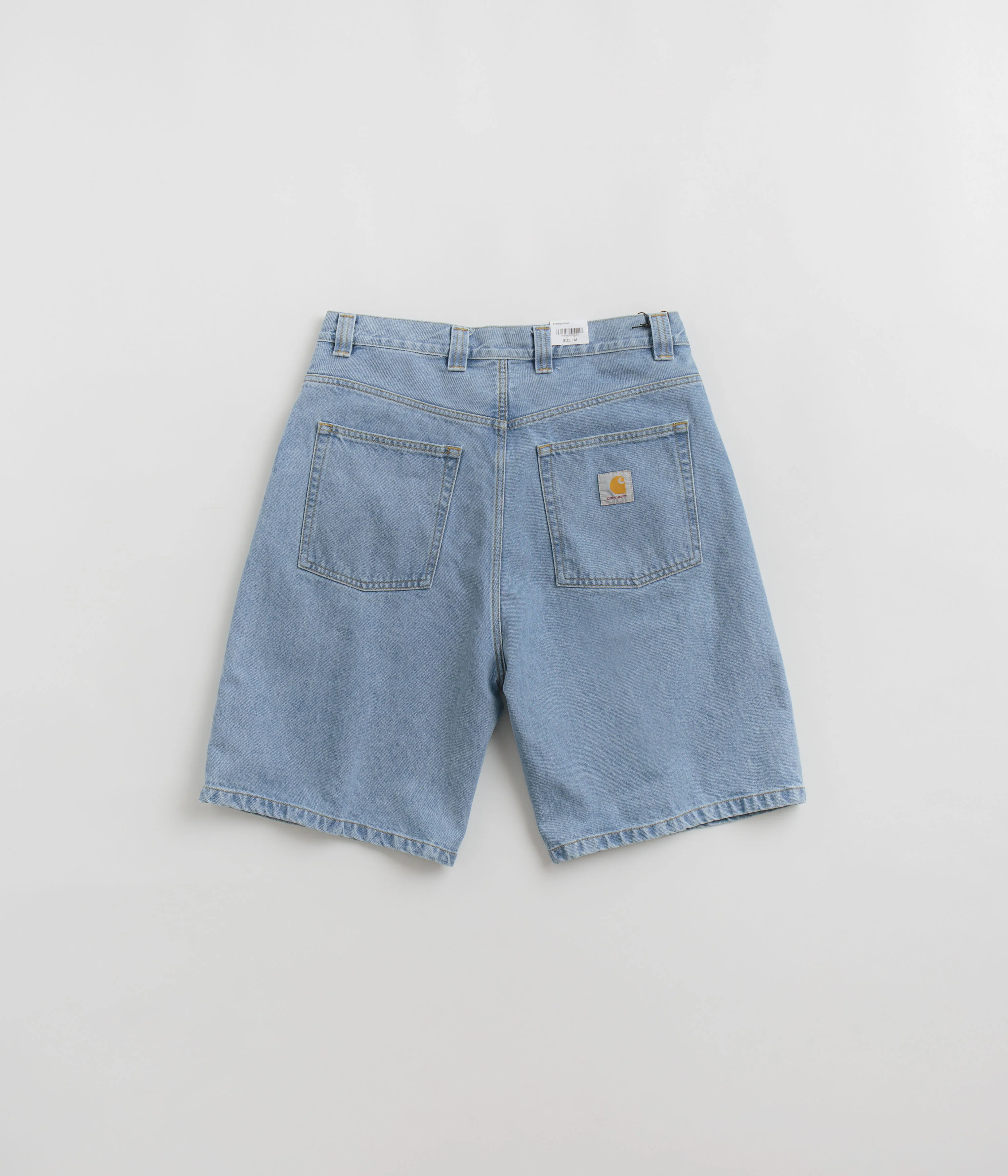 Carhartt Brandon Shorts - Stone Bleached Blue - Image 3
