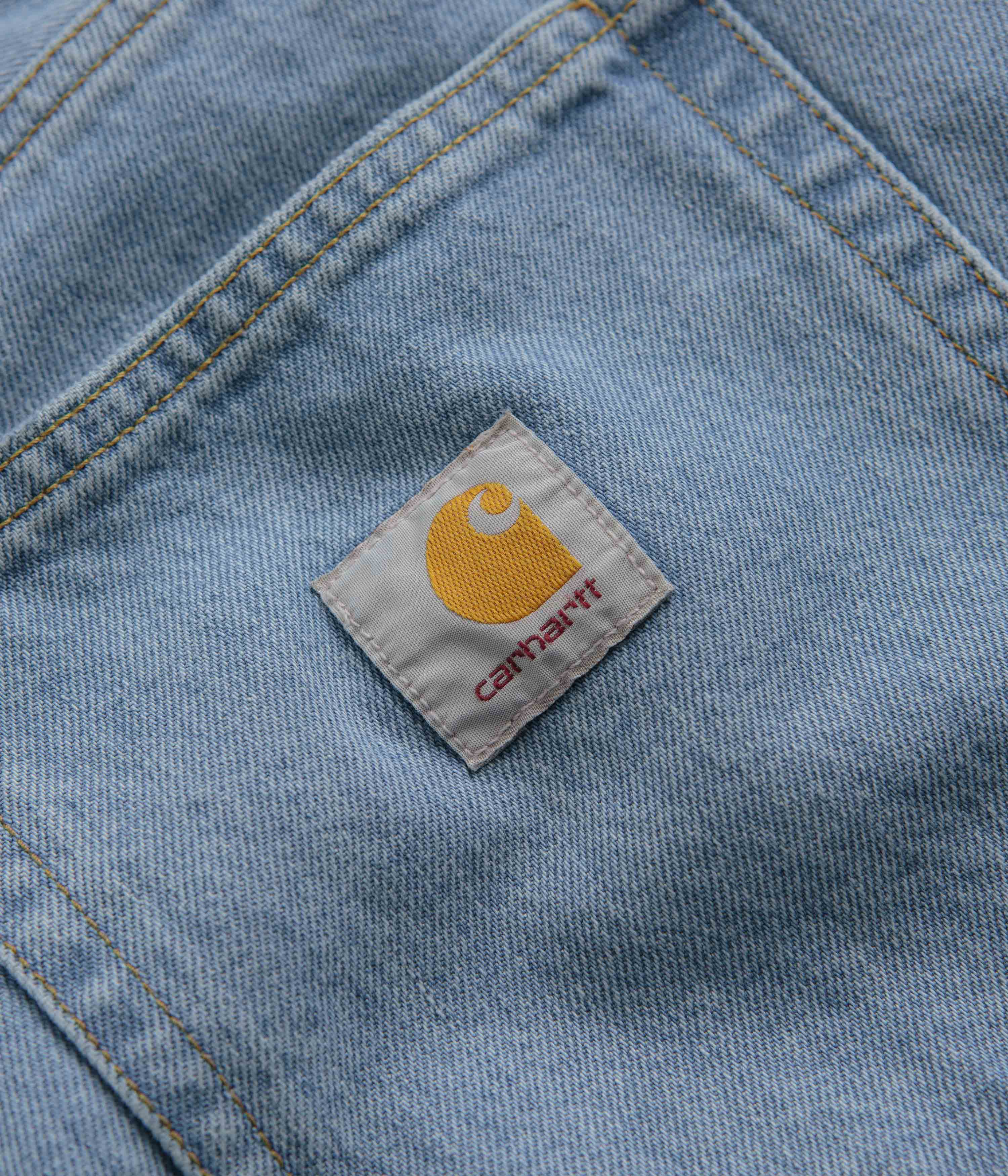 Carhartt Brandon Shorts - Stone Bleached Blue - Image 7