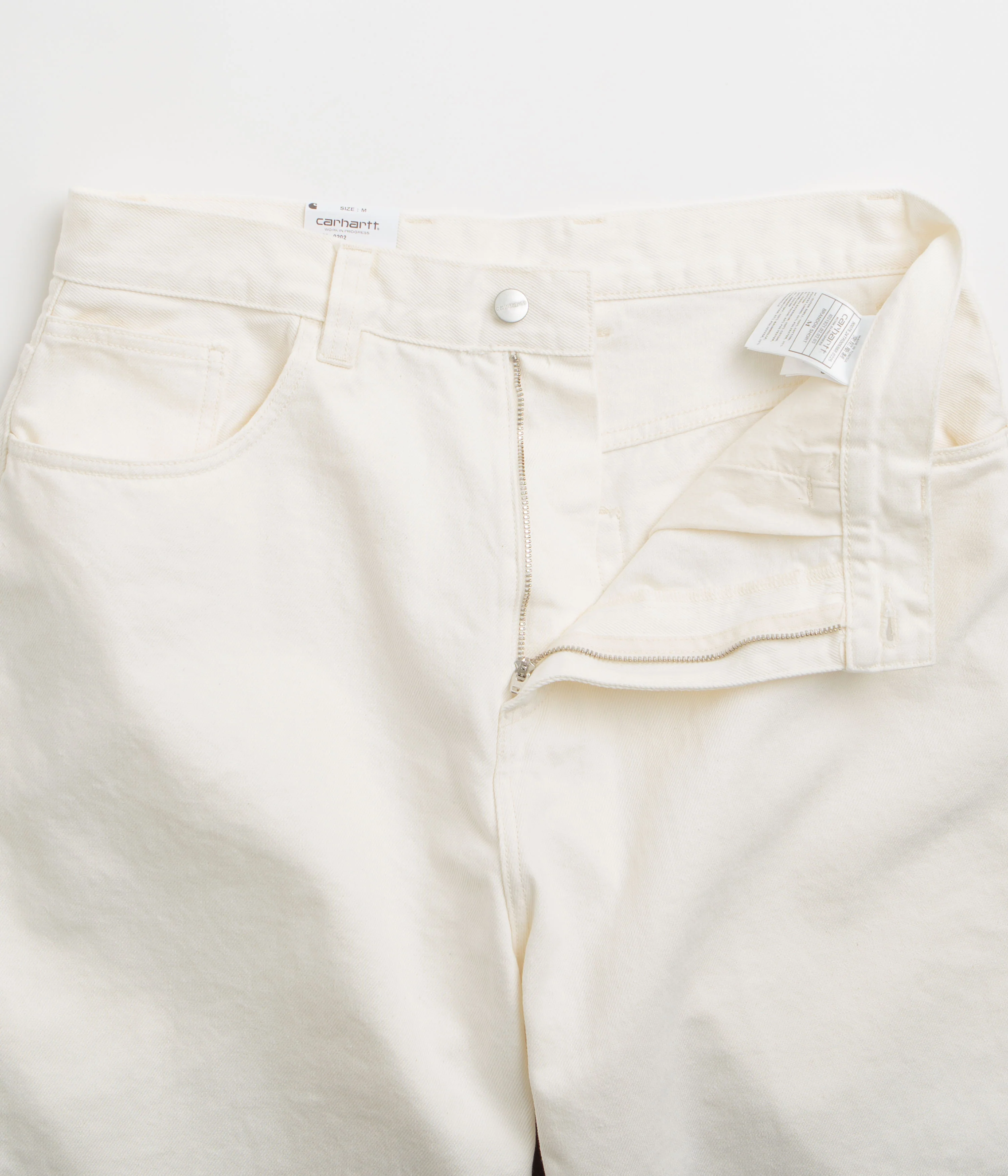 Carhartt Brandon Shorts - White Rinsed - Image 5
