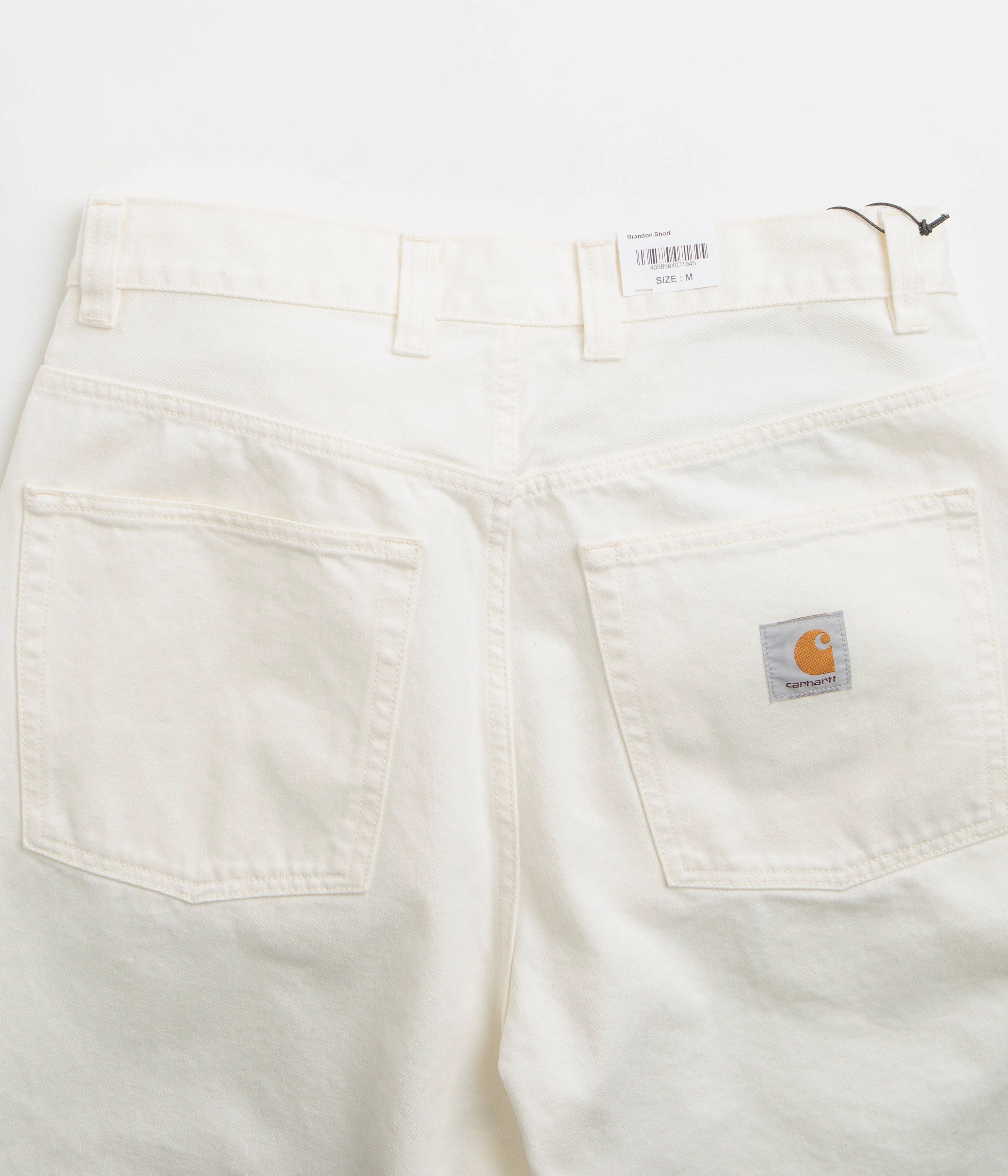 Carhartt Brandon Shorts - White Rinsed - Image 6