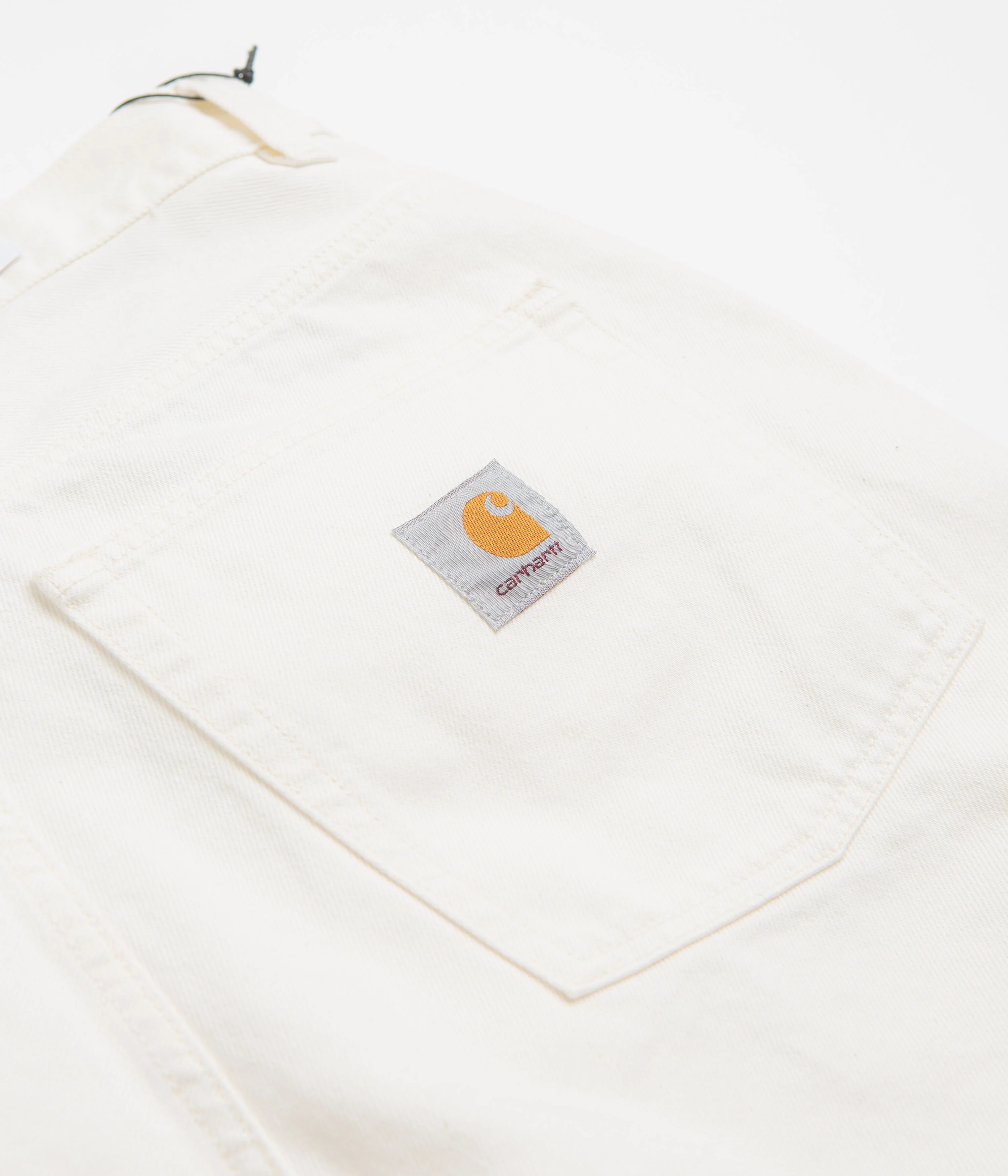 Carhartt Brandon Shorts - White Rinsed - Image 7