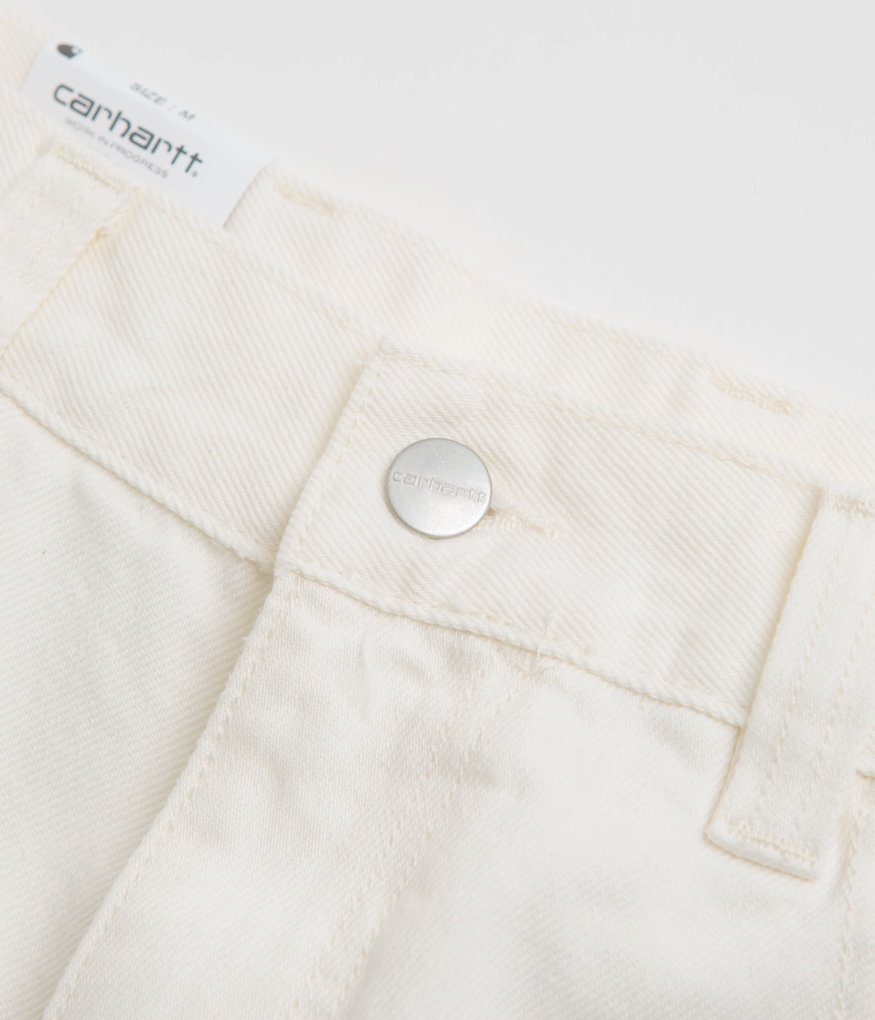 Carhartt Brandon Shorts - White Rinsed - Image 8
