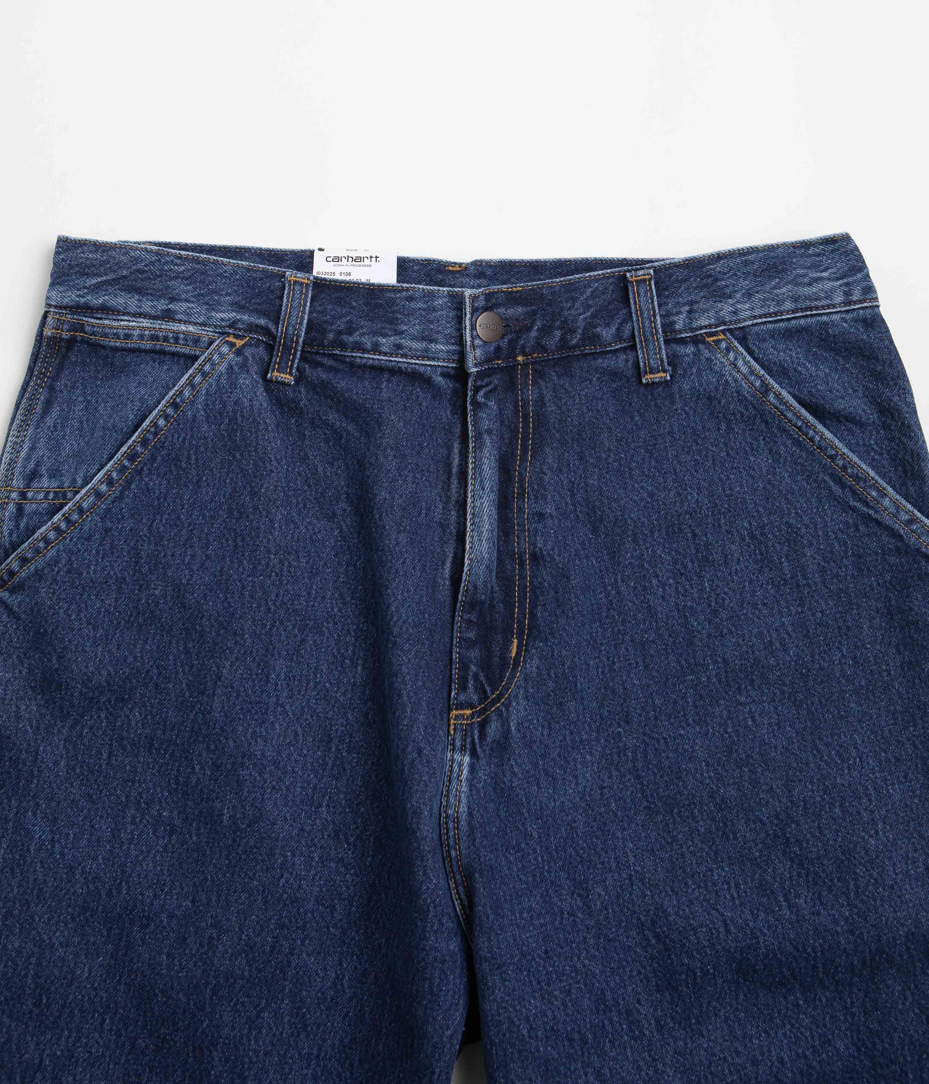 Carhartt Brandon Single Knee Pants - Blue Stone Washed - Image 4