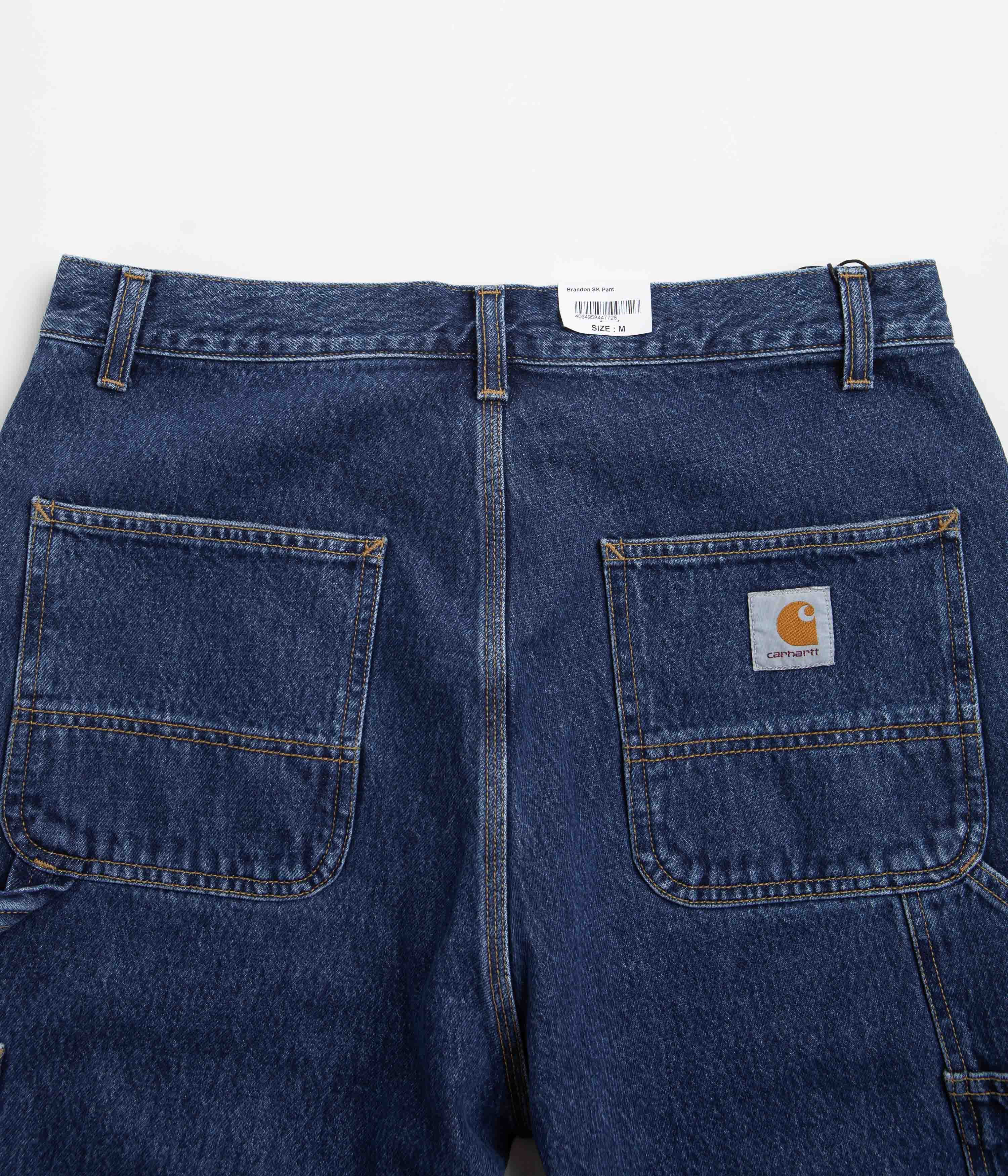 Carhartt Brandon Single Knee Pants - Blue Stone Washed - Image 6