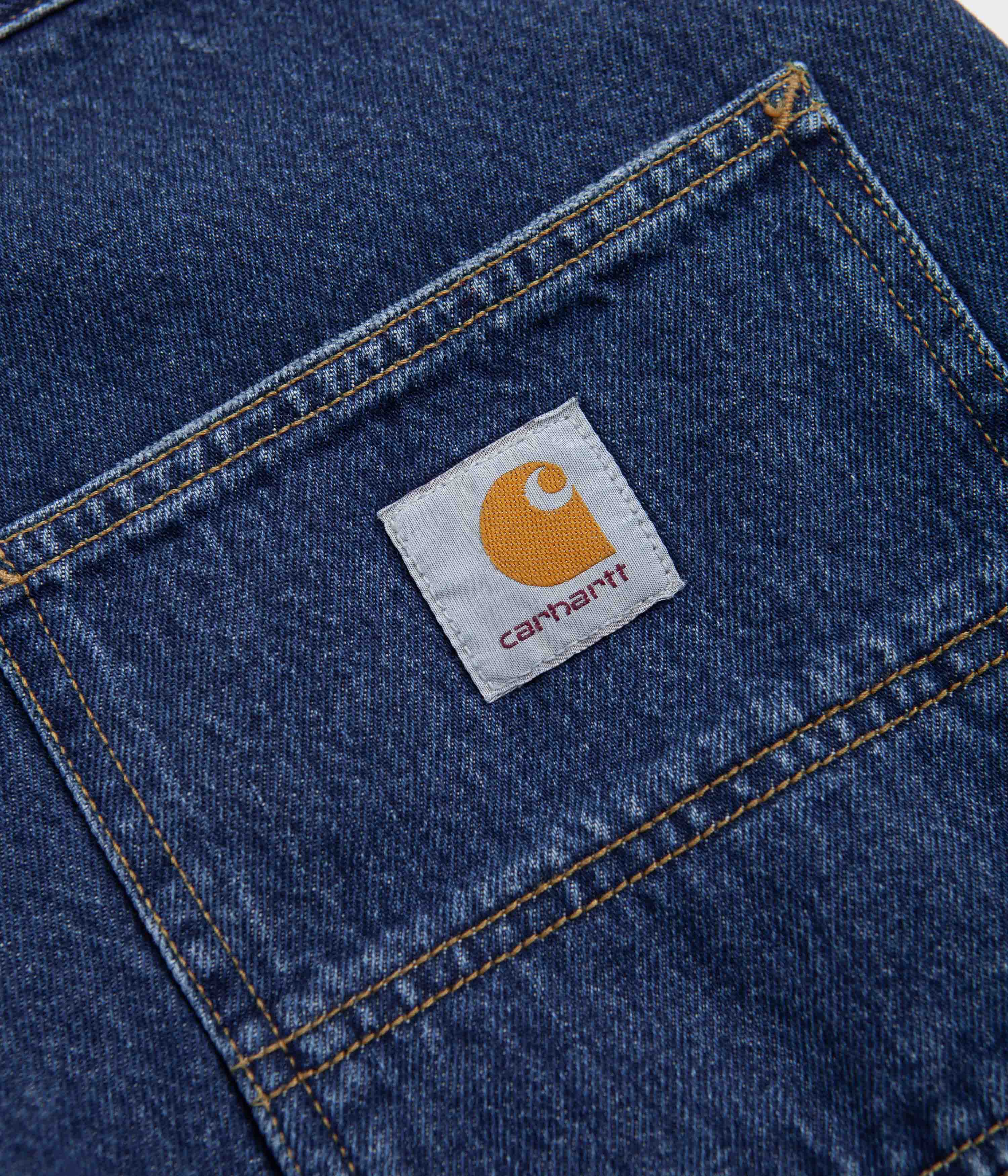 Carhartt Brandon Single Knee Pants - Blue Stone Washed - Image 7