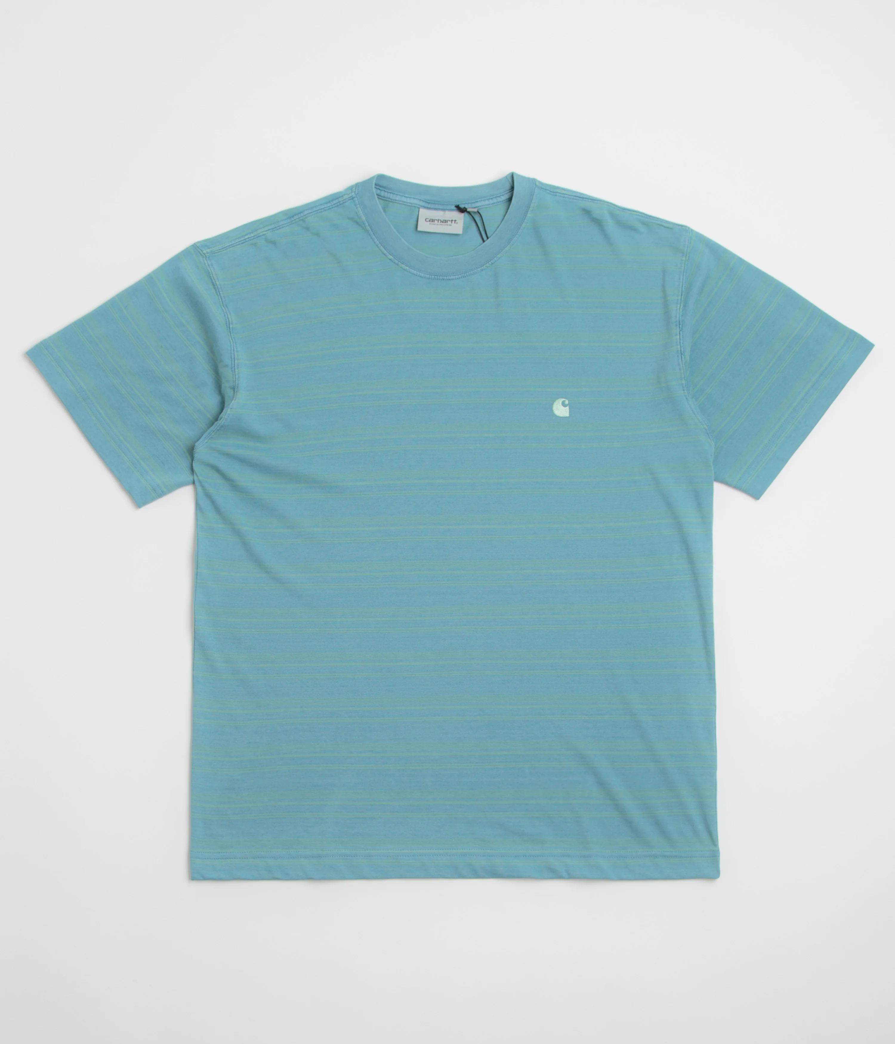 Carhartt Brodine T-Shirt - Brodine Stripe / Saguaro