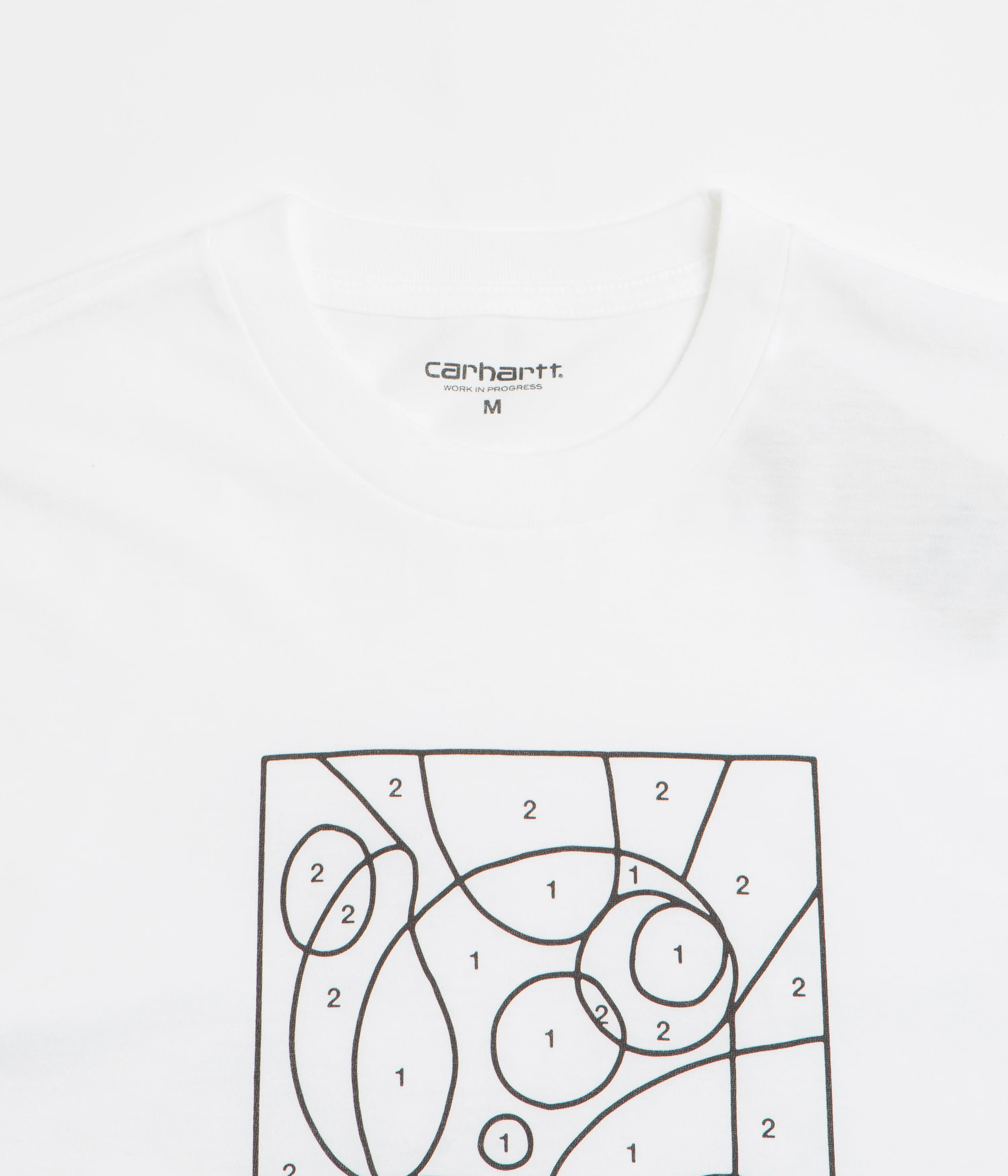 Carhartt By The Numbers T-Shirt - White / Black - Image 2