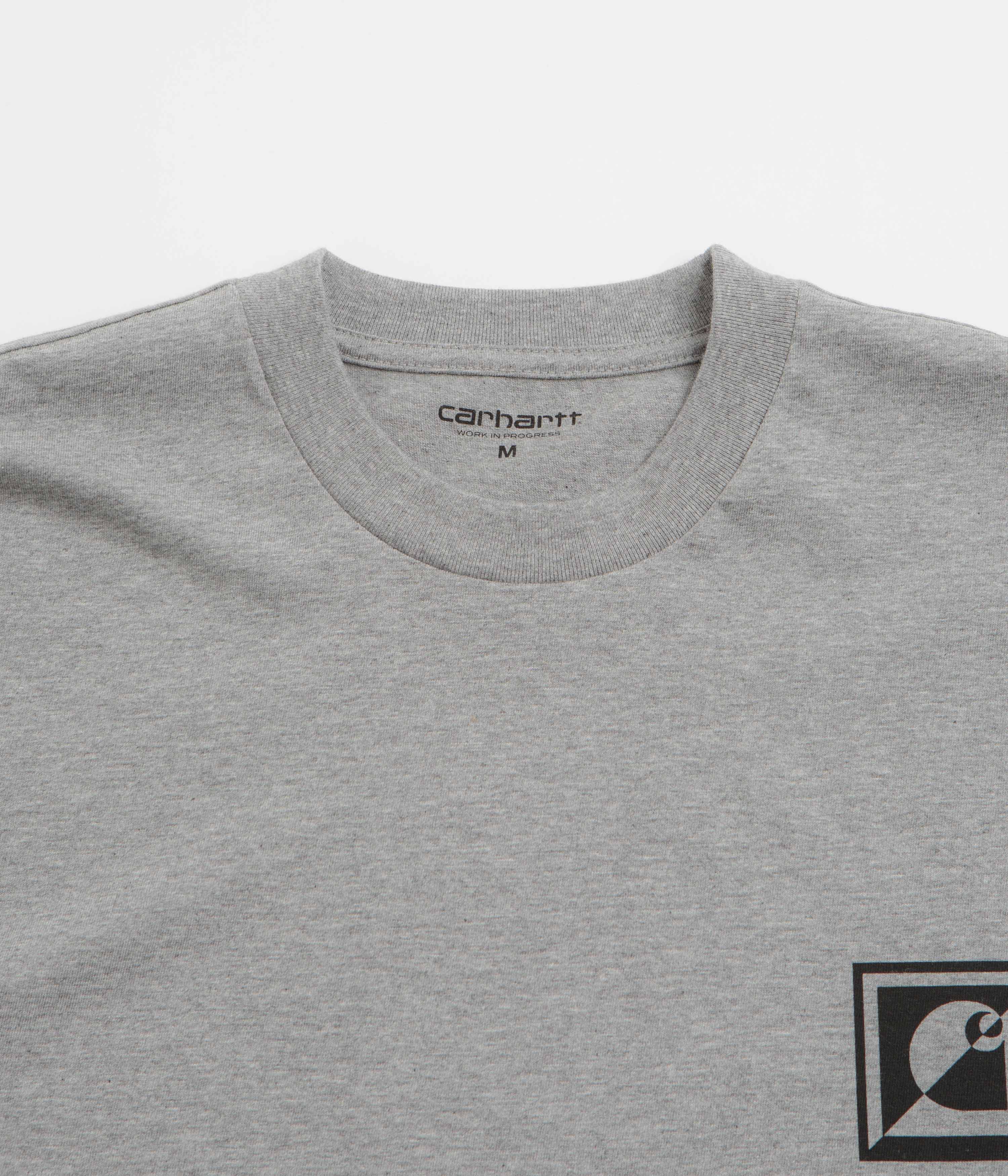 Carhartt C Logo Archive T-Shirt - Grey Heather - Image 3
