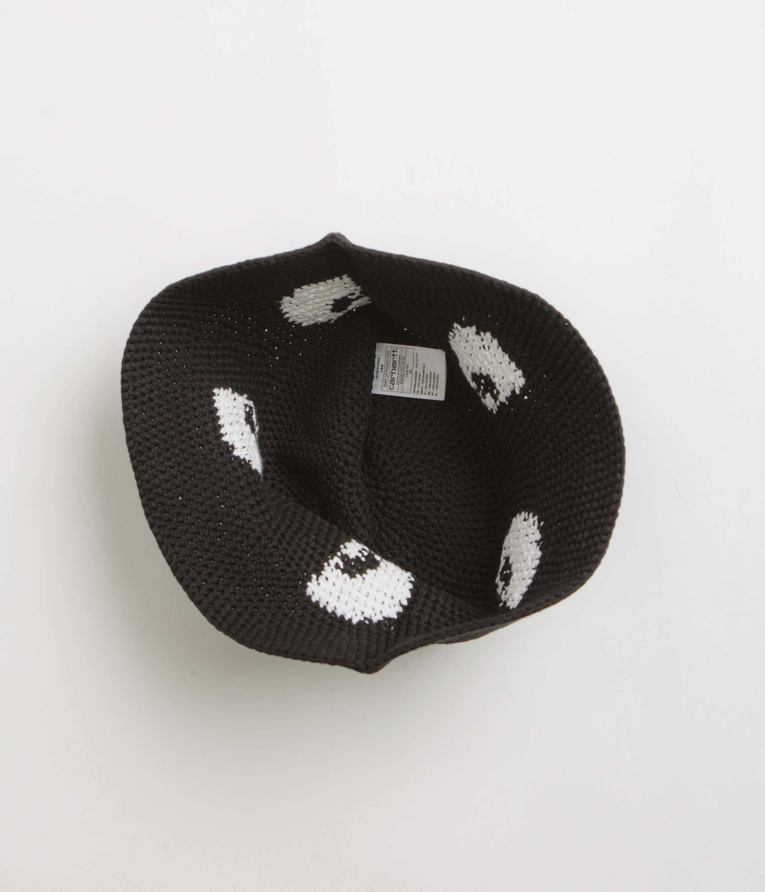Carhartt Cane Bucket Hat - Black / White - Image 4