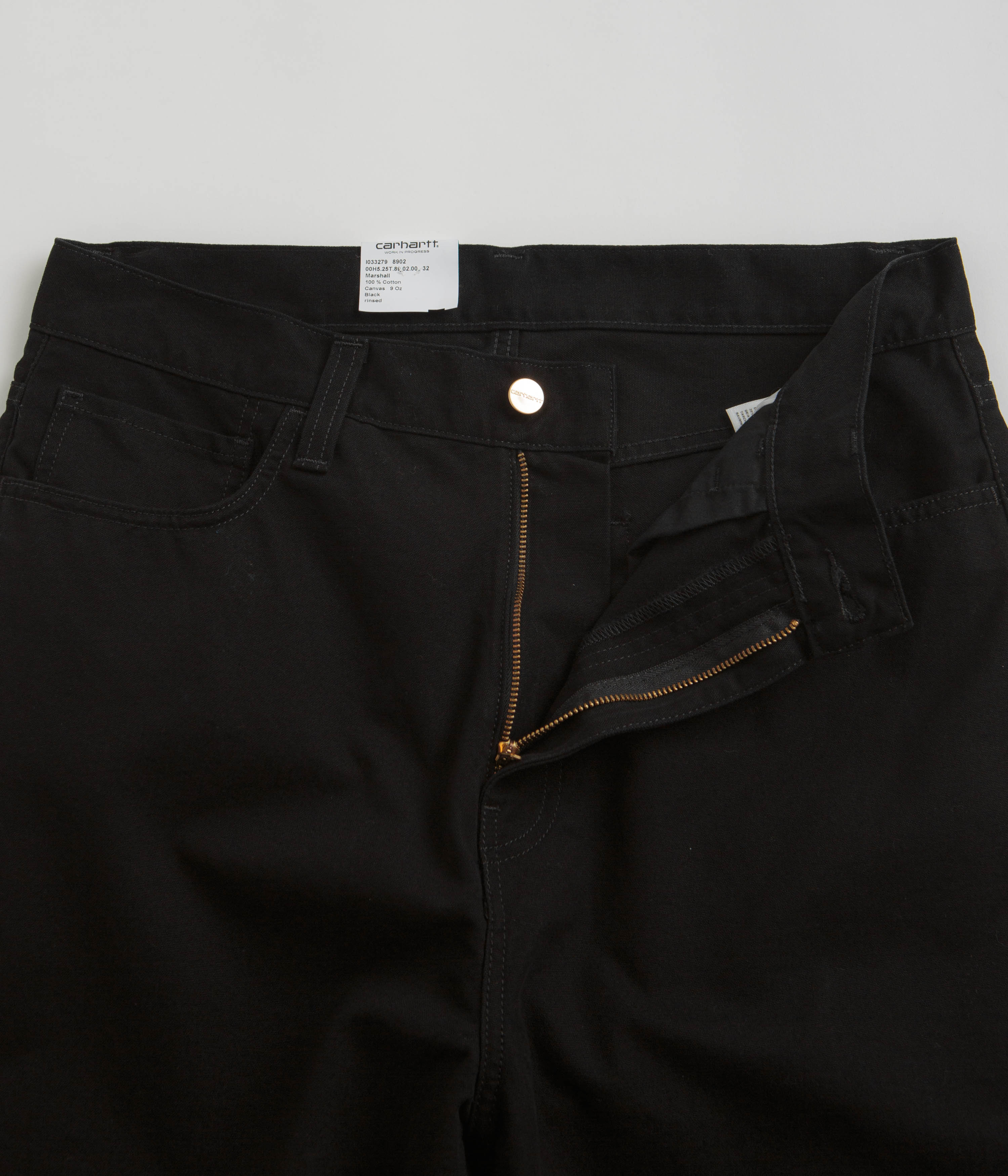 Carhartt Canvas Landon Pants - Black Rinsed - Image 6