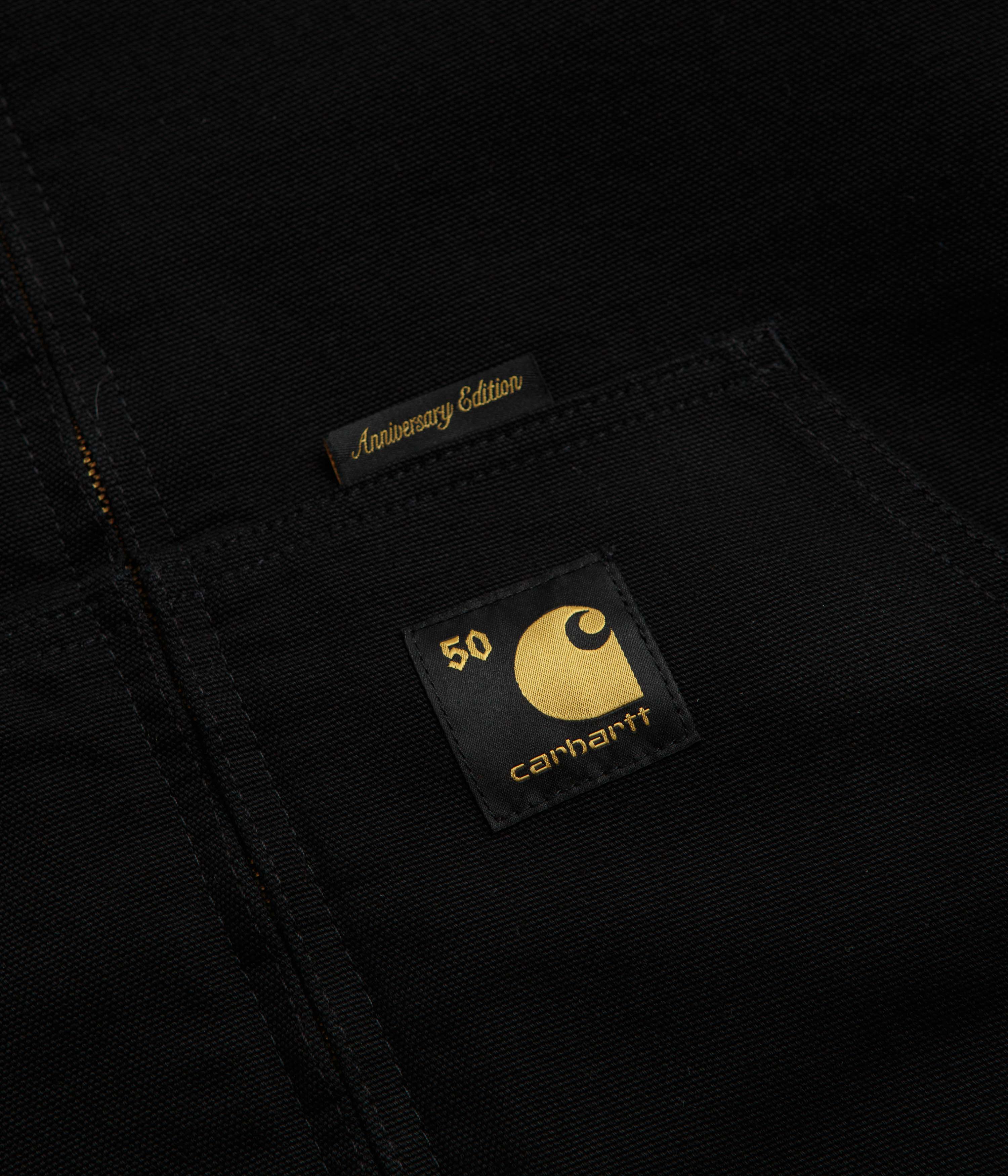 Carhartt Canvas OG Active Jacket - Black / USA Red - Image 6