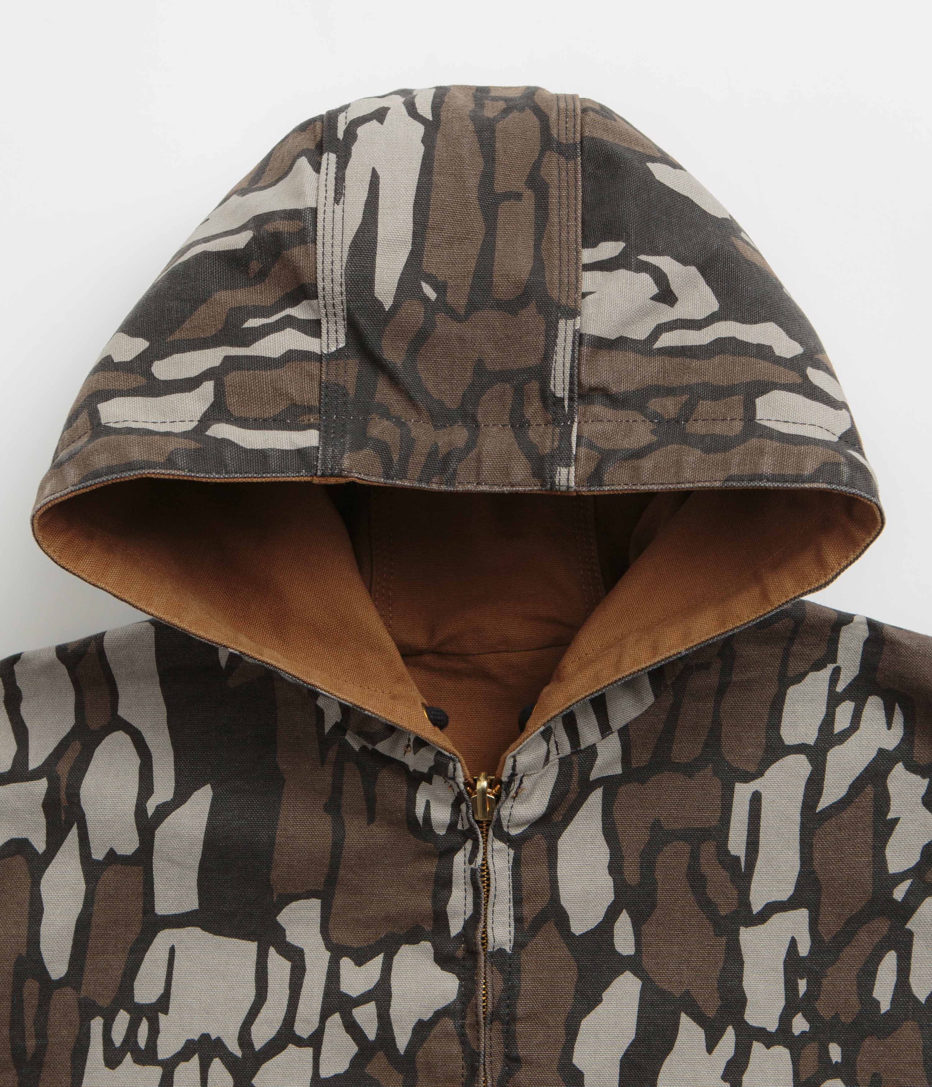 Carhartt Canvas OG Active Jacket - Hamilton Brown / Camo Trebark - Image 11