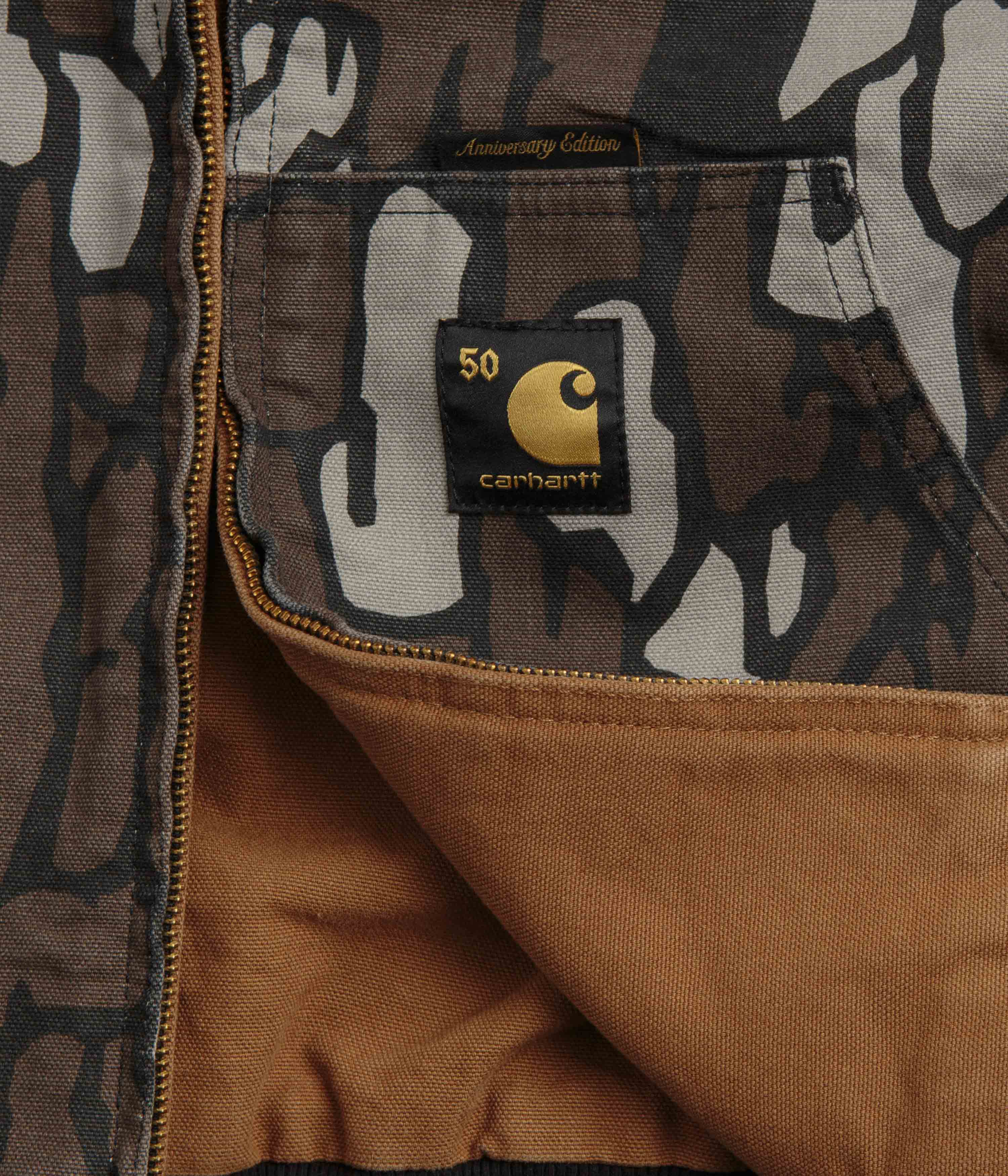 Carhartt Canvas OG Active Jacket - Hamilton Brown / Camo Trebark - Image 12