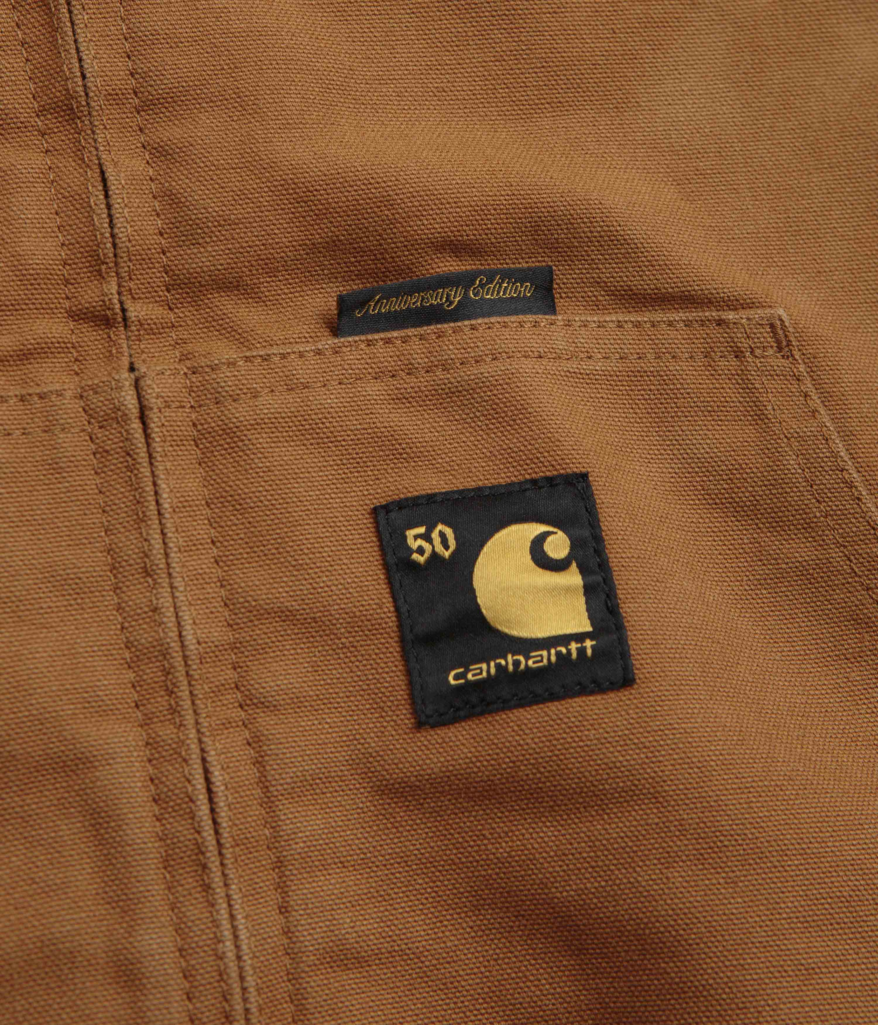 Carhartt Canvas OG Active Jacket - Hamilton Brown / Camo Trebark - Image 6