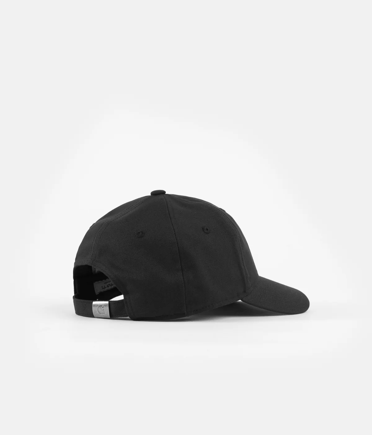 Carhartt Canvas Script Cap - Black / White - Image 3