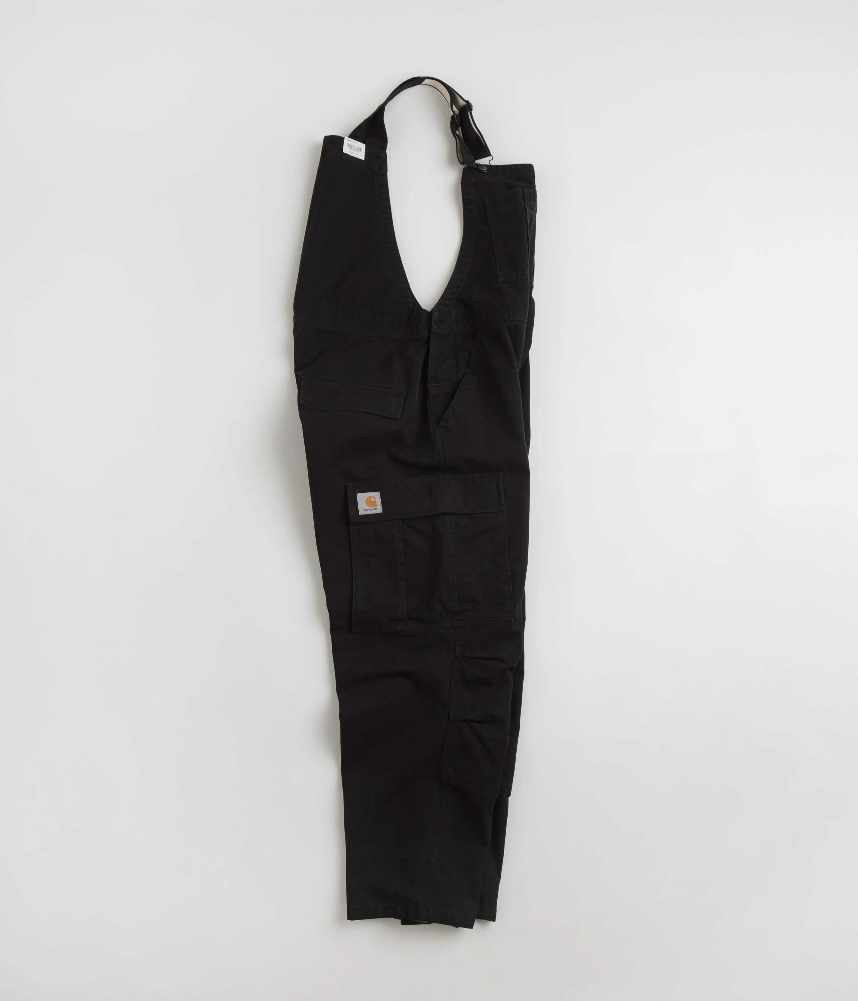 Carhartt Cargo Bib Overalls - Black - Image 2