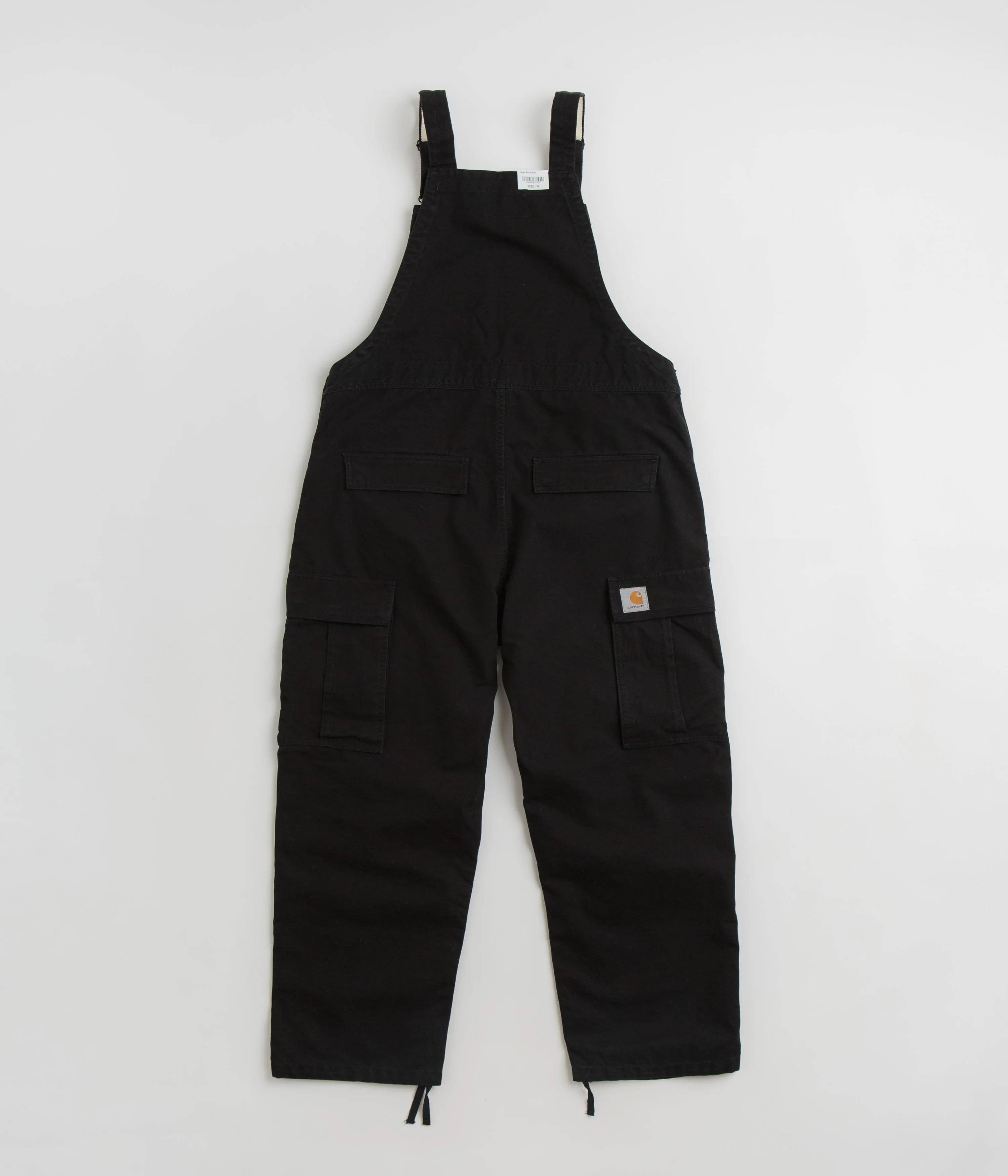 Carhartt Cargo Bib Overalls - Black - Image 3