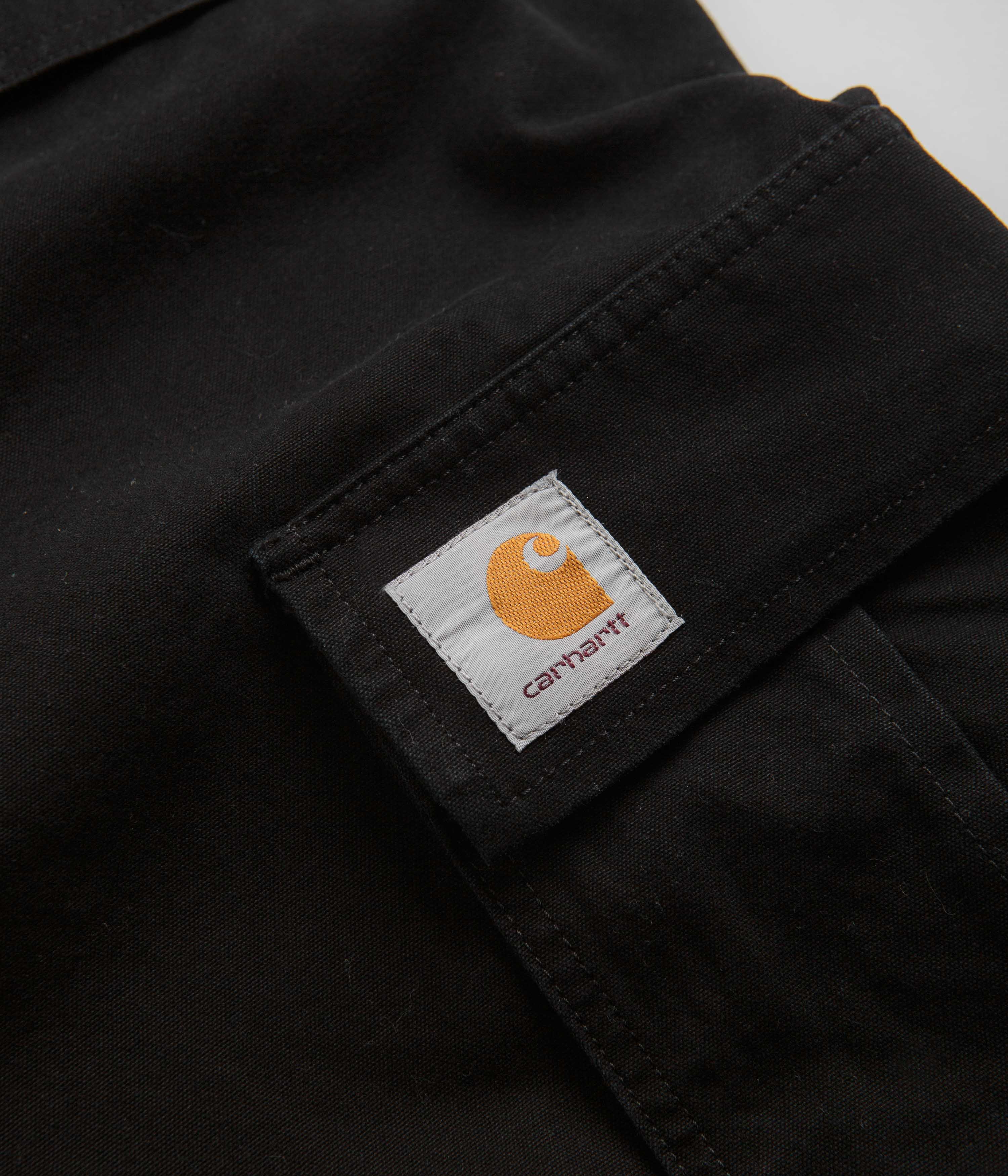 Carhartt Cargo Bib Overalls - Black - Image 6