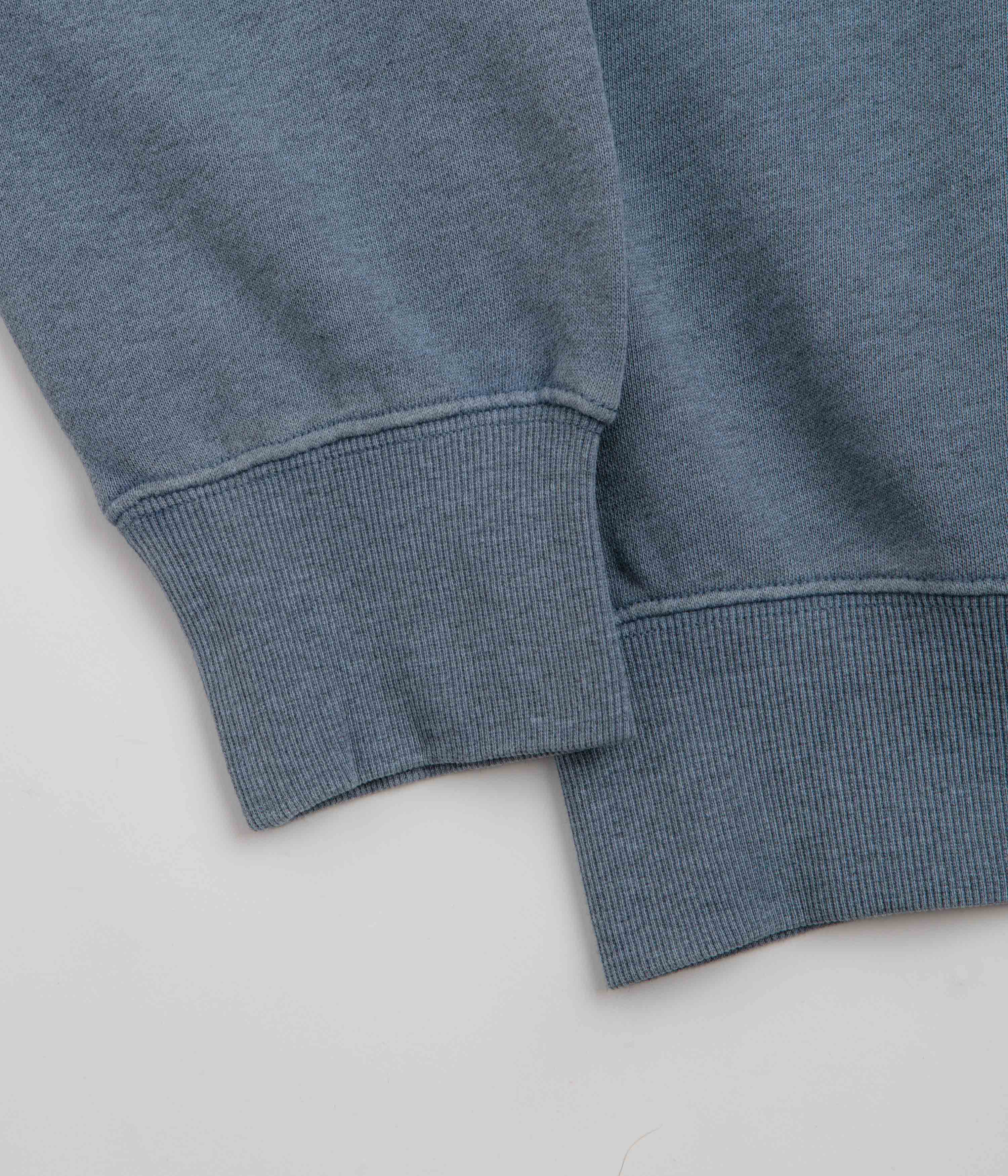 Carhartt Caspian Crewneck Sweatshirt - Shady Blue Heather - Image 4