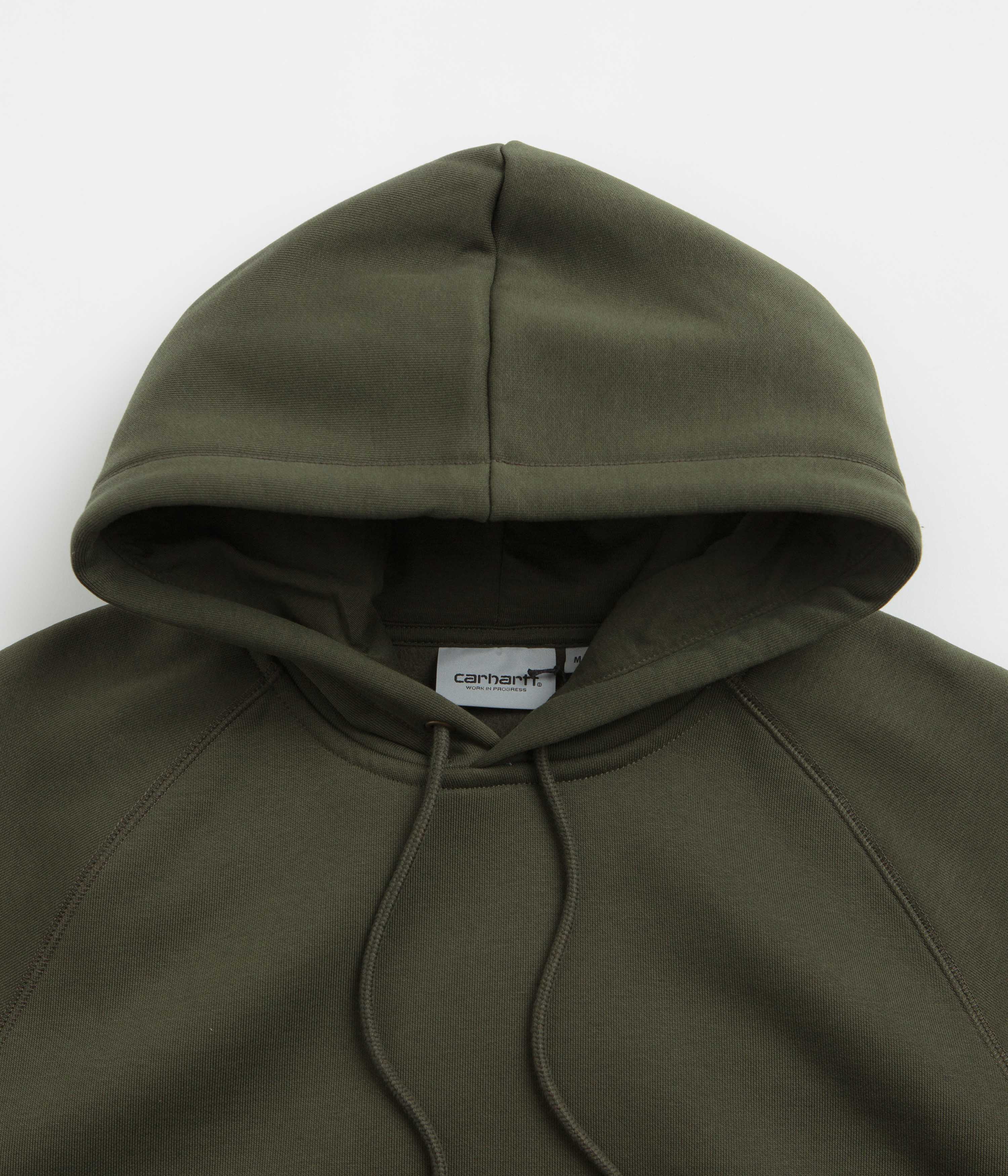 Carhartt Chase Hoodie - Olive / Gold - Image 2