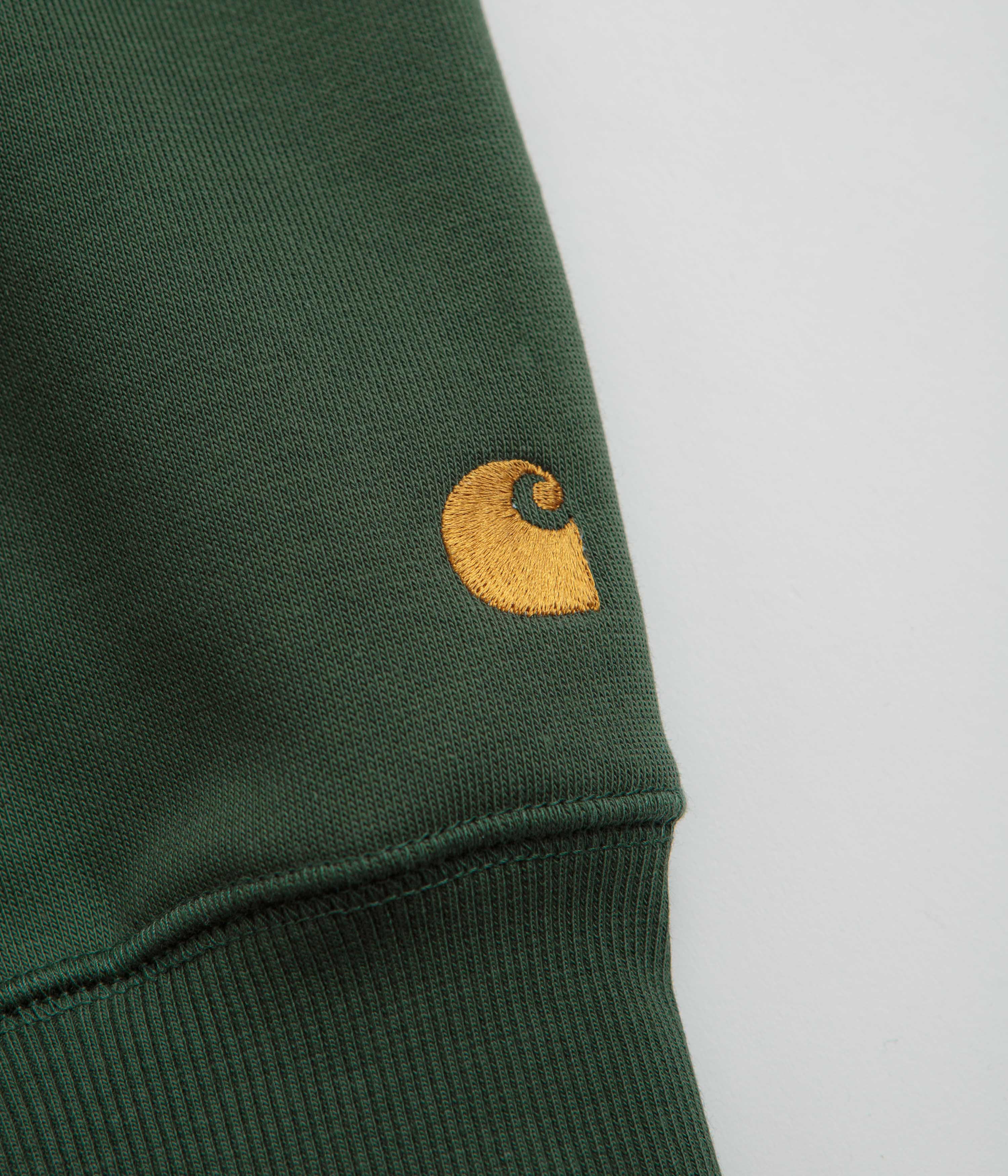 Carhartt Chase Hoodie - Sycamore Tree / Gold - Image 4