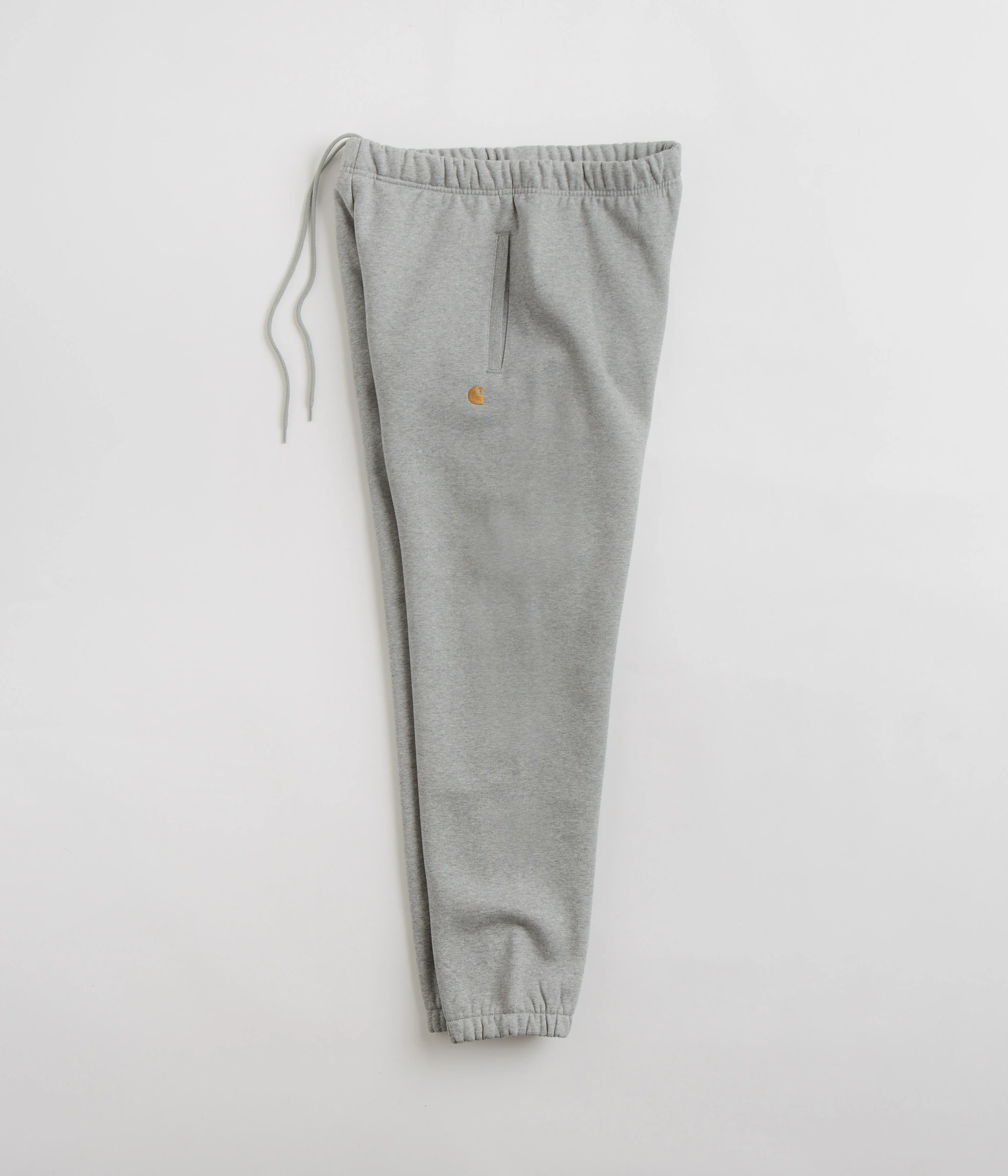 Carhartt Chase Sweatpants - Grey Heather / Gold - Image 2