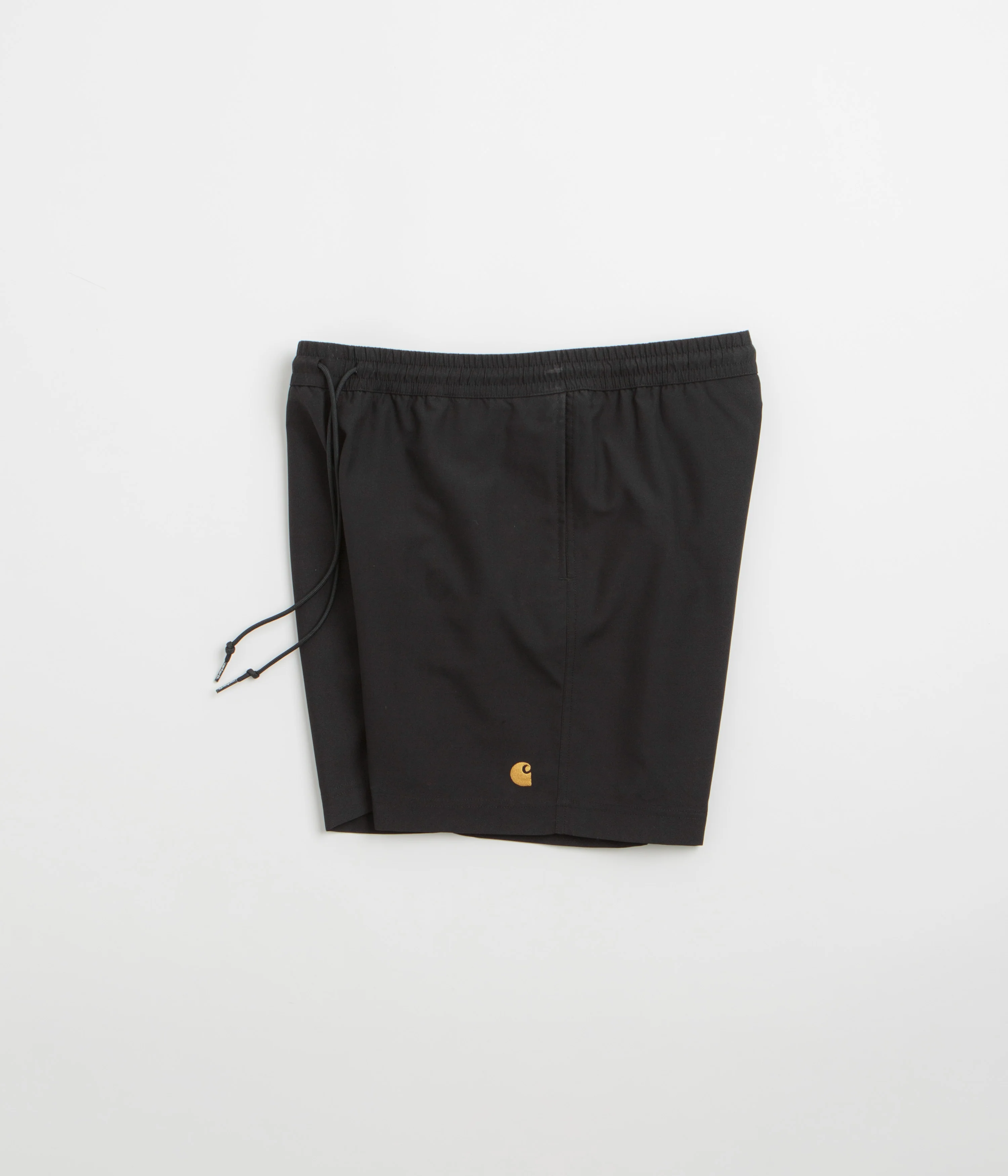 Carhartt Chase Swim Trunks - Black / Gold - Image 2