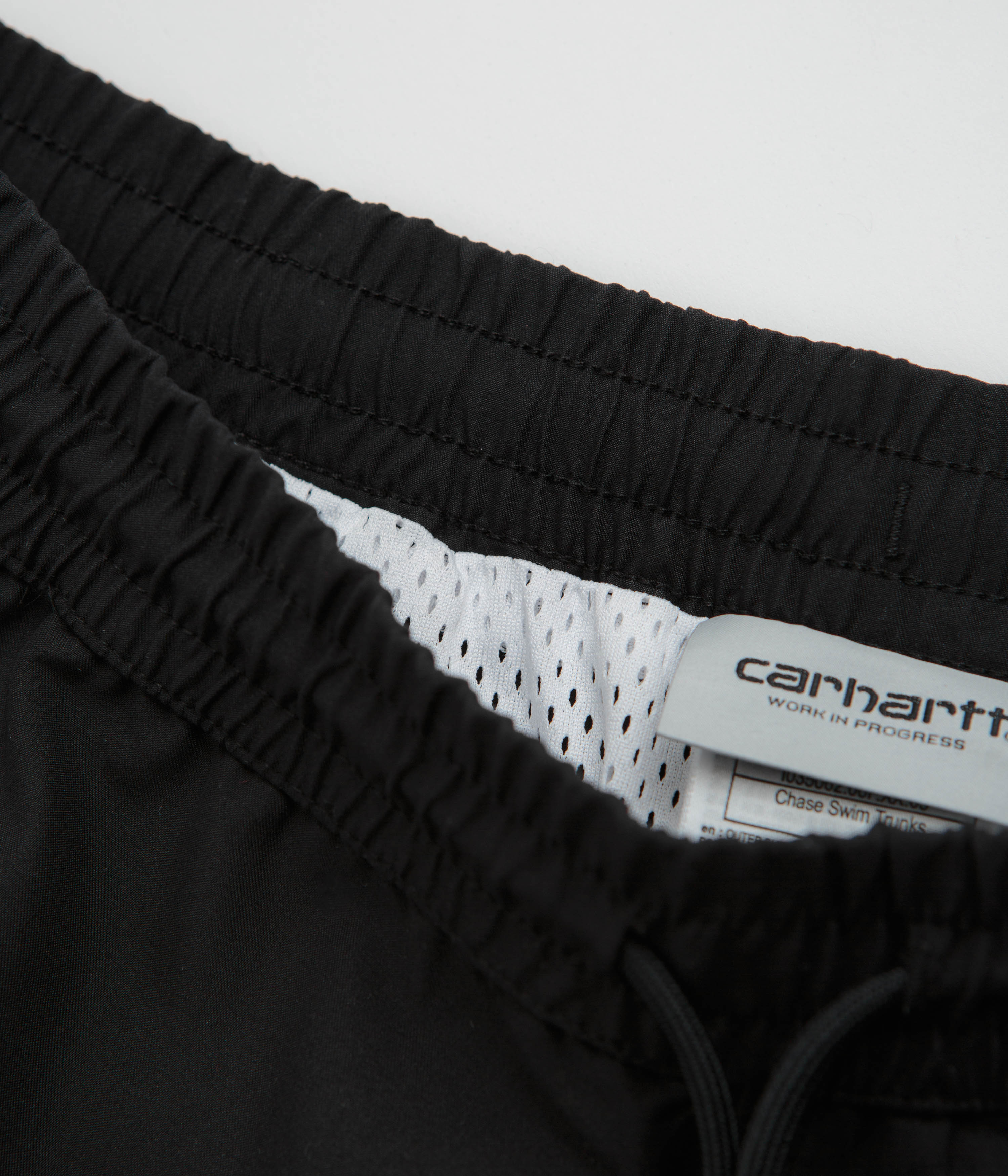 Carhartt Chase Swim Trunks - Black / Gold - Image 8